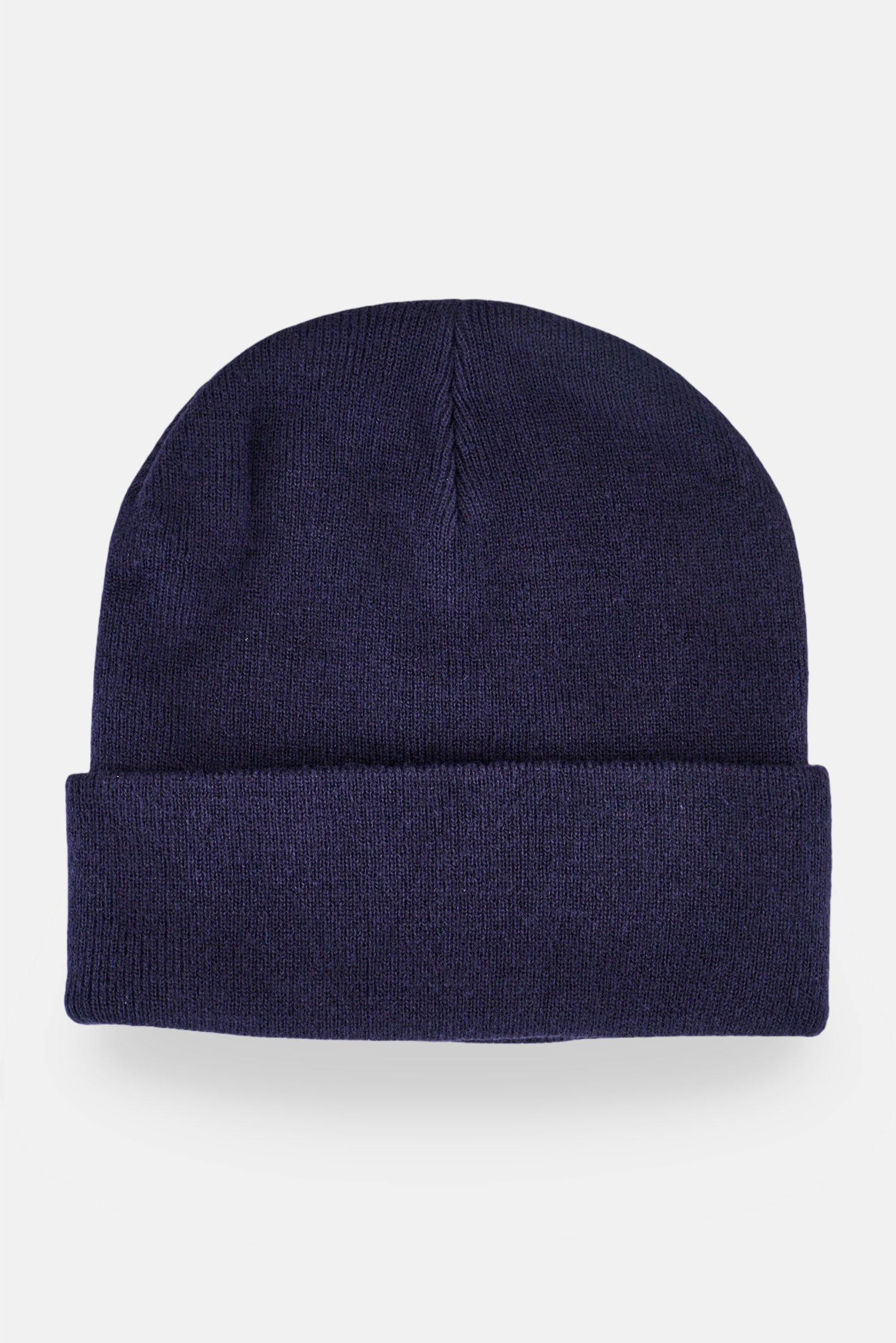 Men Lone Wolf Beanie, Navy
