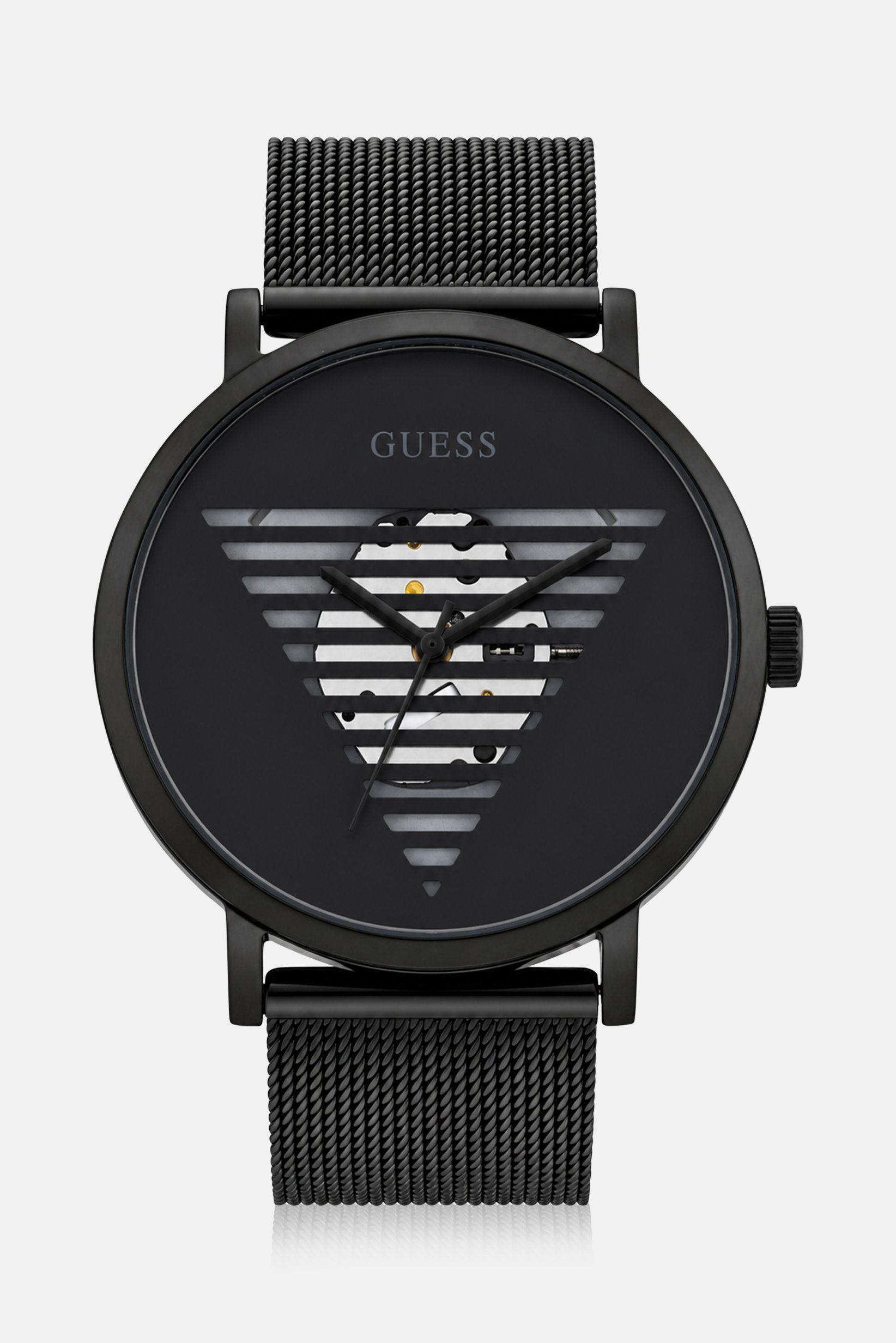 Men GW0502G2 Analog Stainless Steel Watch 44 mm, Black