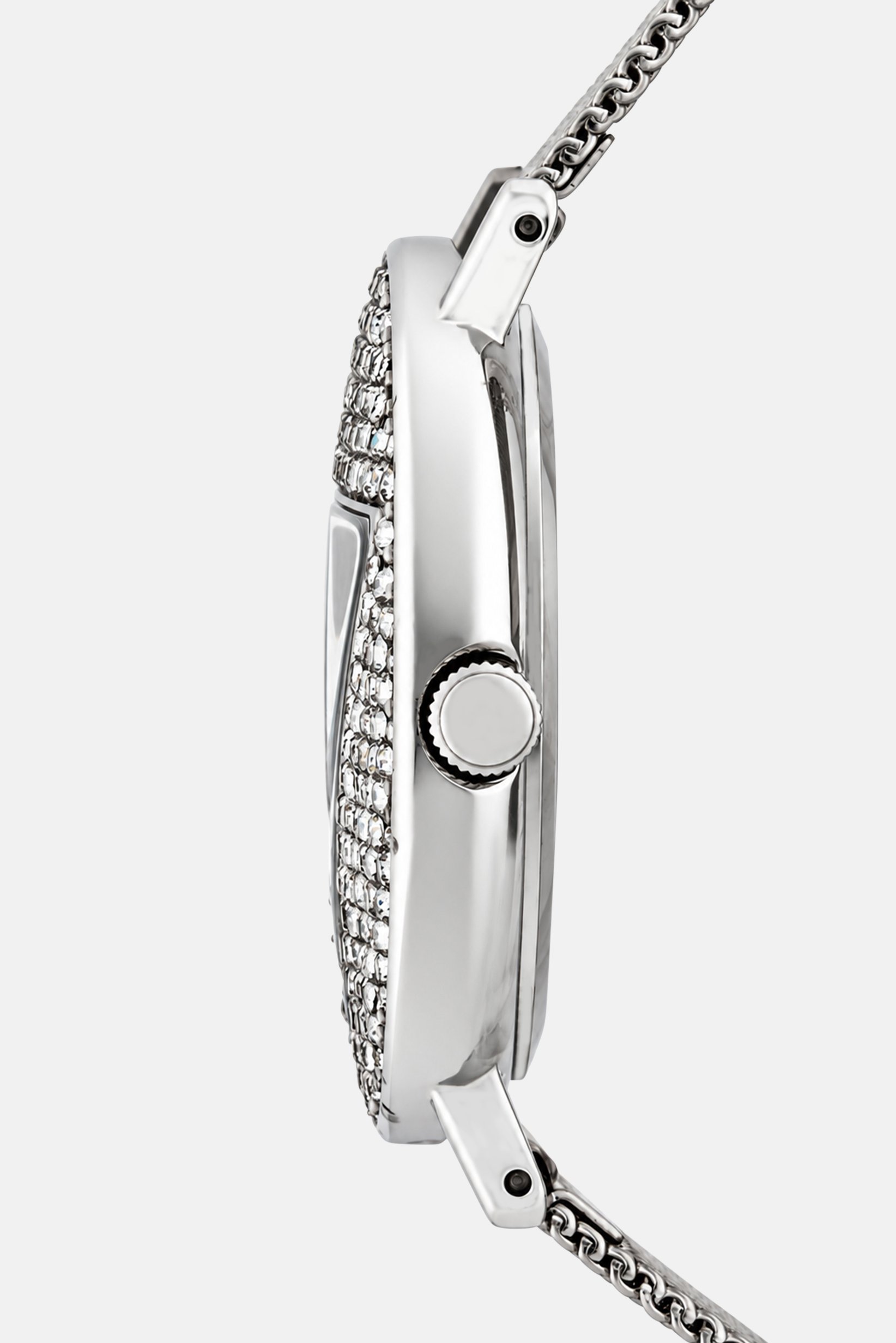 Women GW0477L1 Analog Stainless Steel Watch 40 mm, Silver