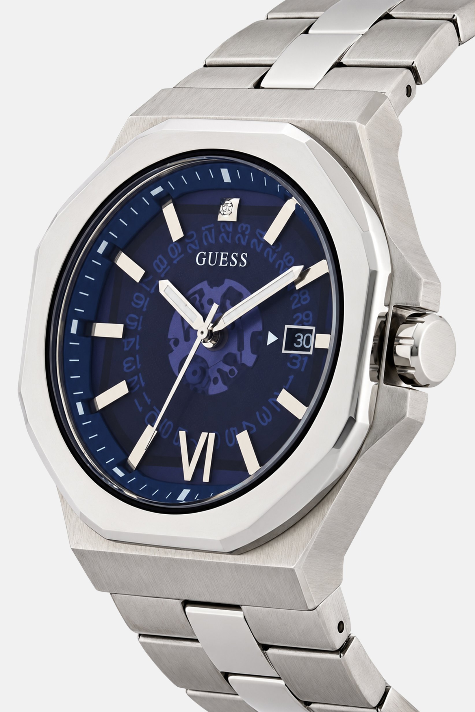 Men GW0573G1 Stainless Steel Analog Watch 40 mm, Silver