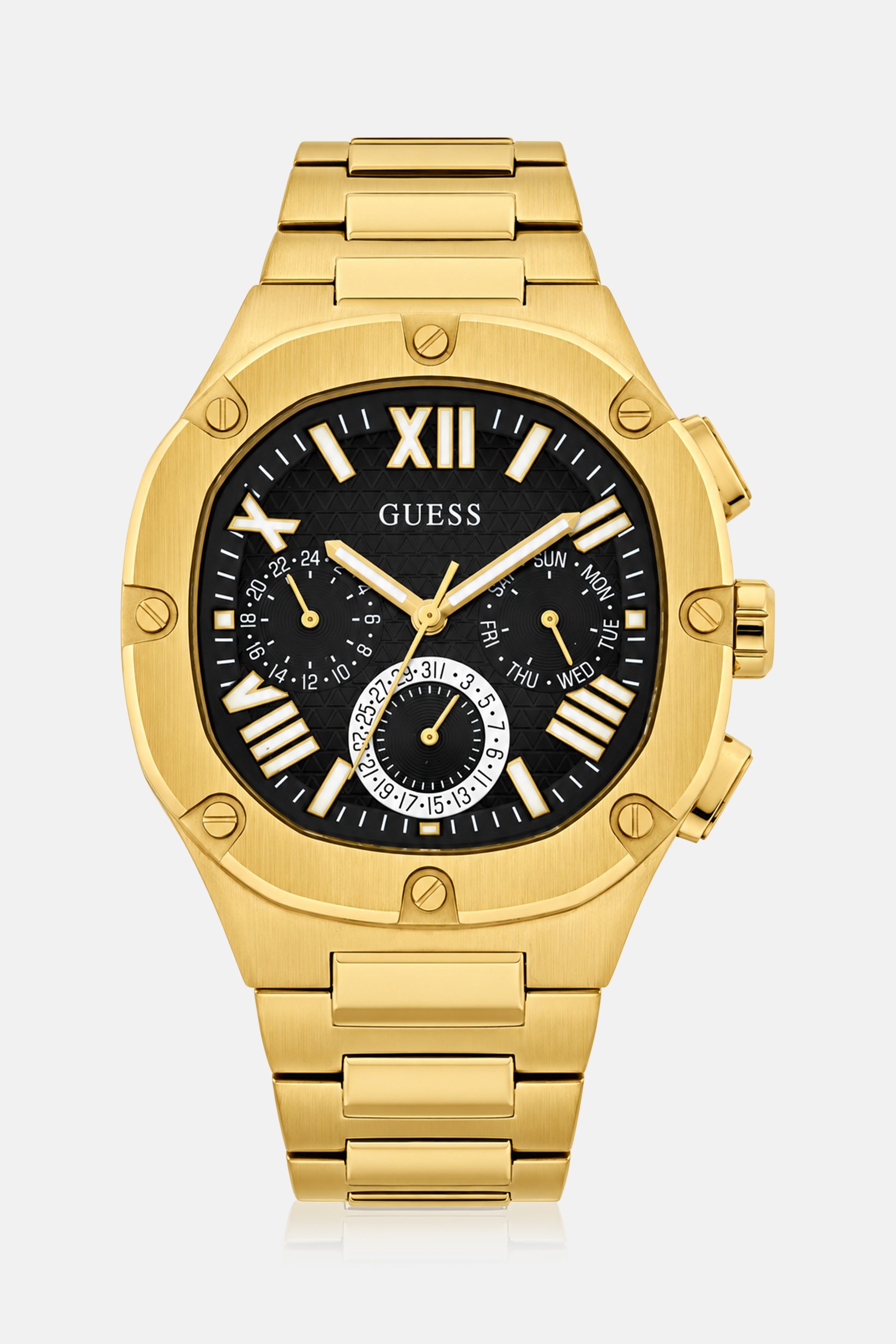 Men GW0572G2 Stainless Steel Analog Watch 42 mm, Gold