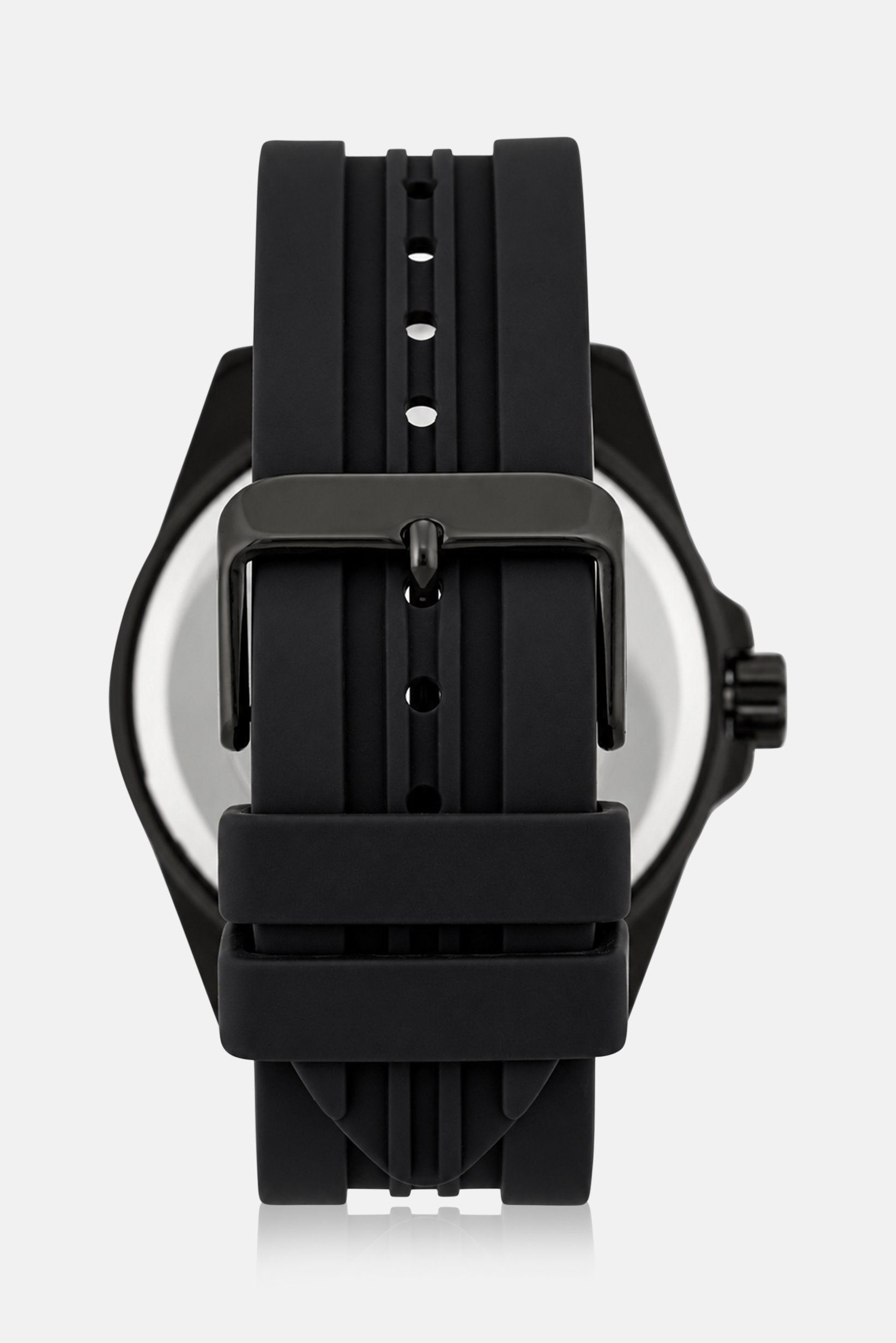 Men GW0639G4 Quartz Silicone Strap Watch 44 mm, Black