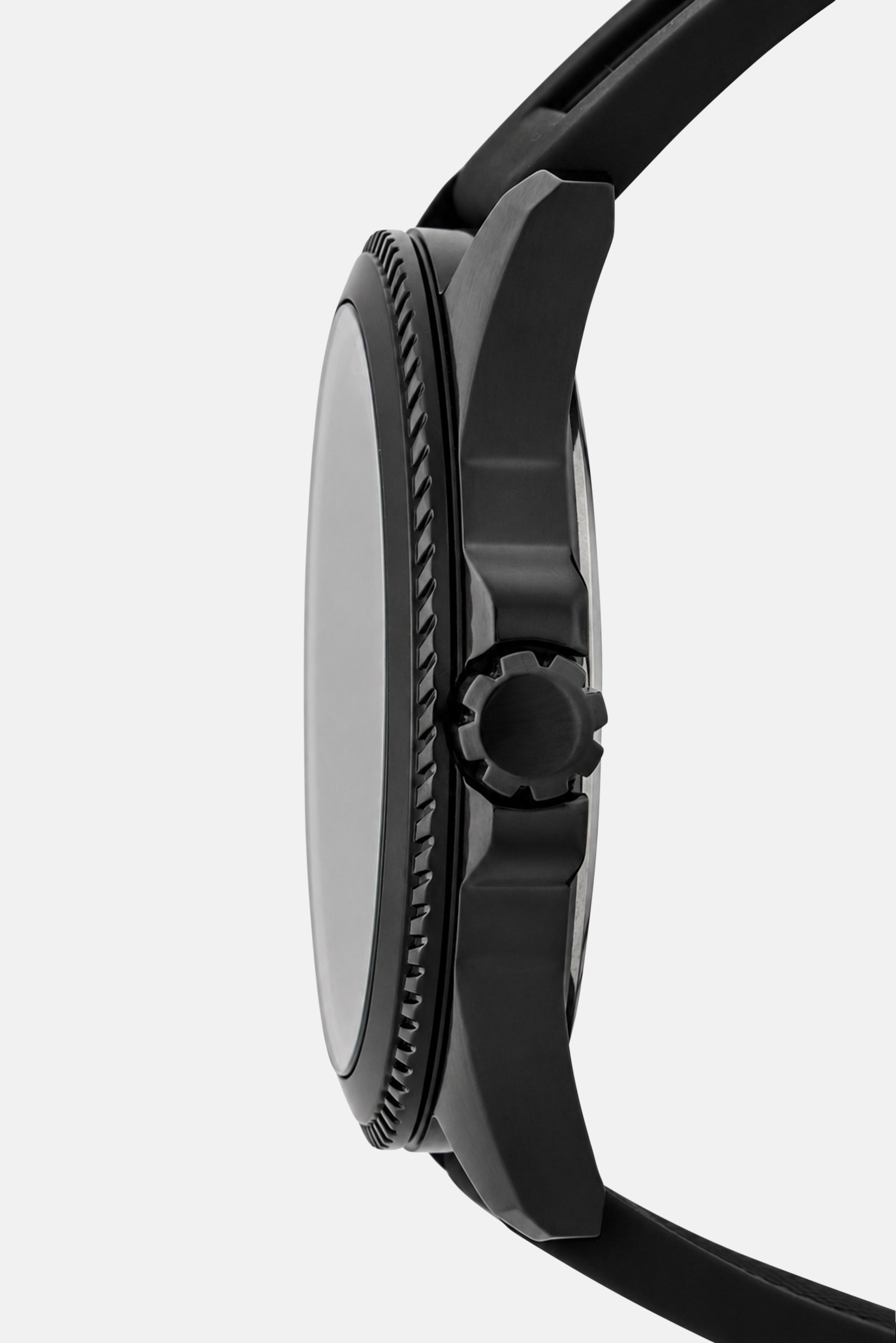 Men GW0639G4 Quartz Silicone Strap Watch 44 mm, Black