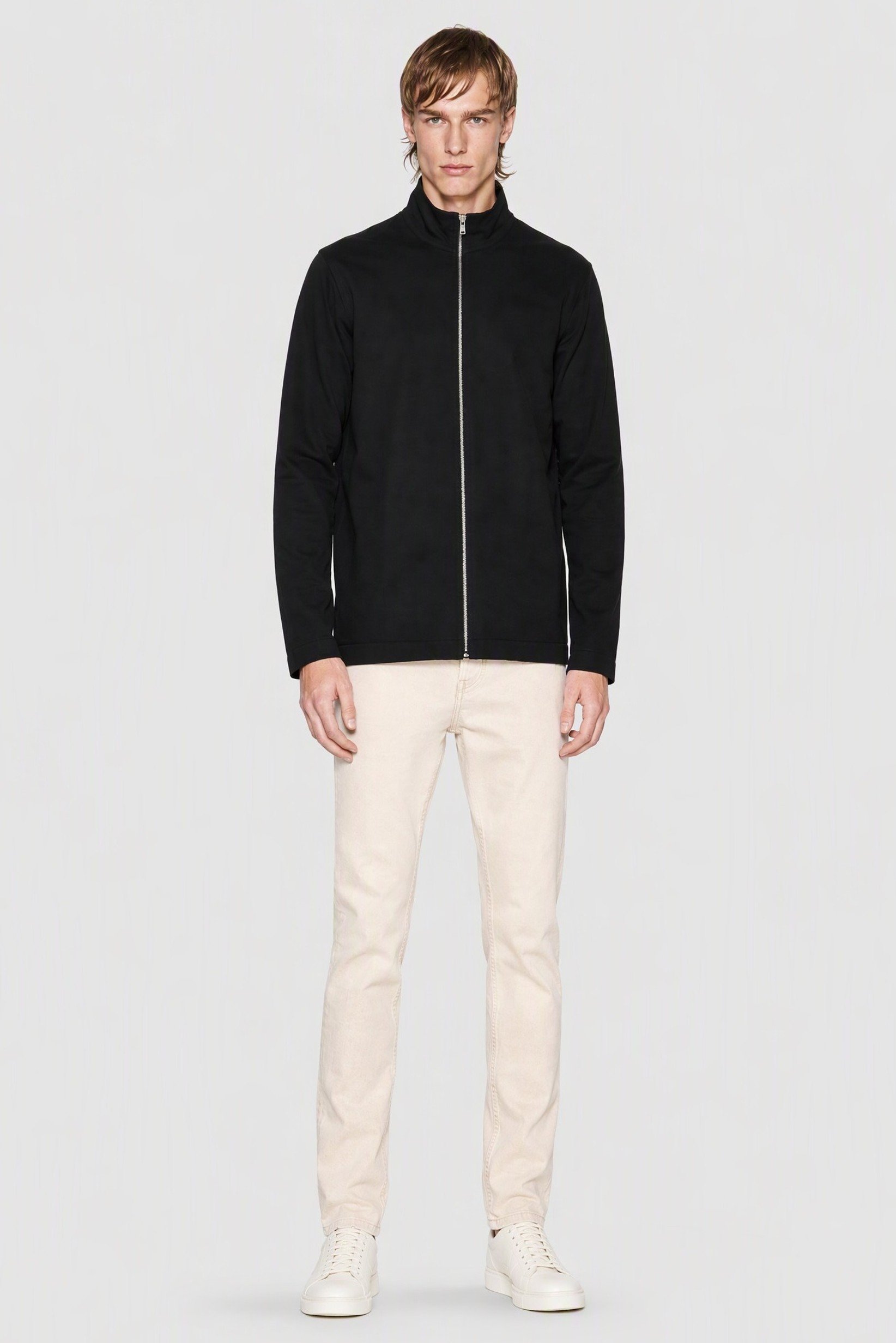 Asos Design Men Plain Jacket Shirt, Black