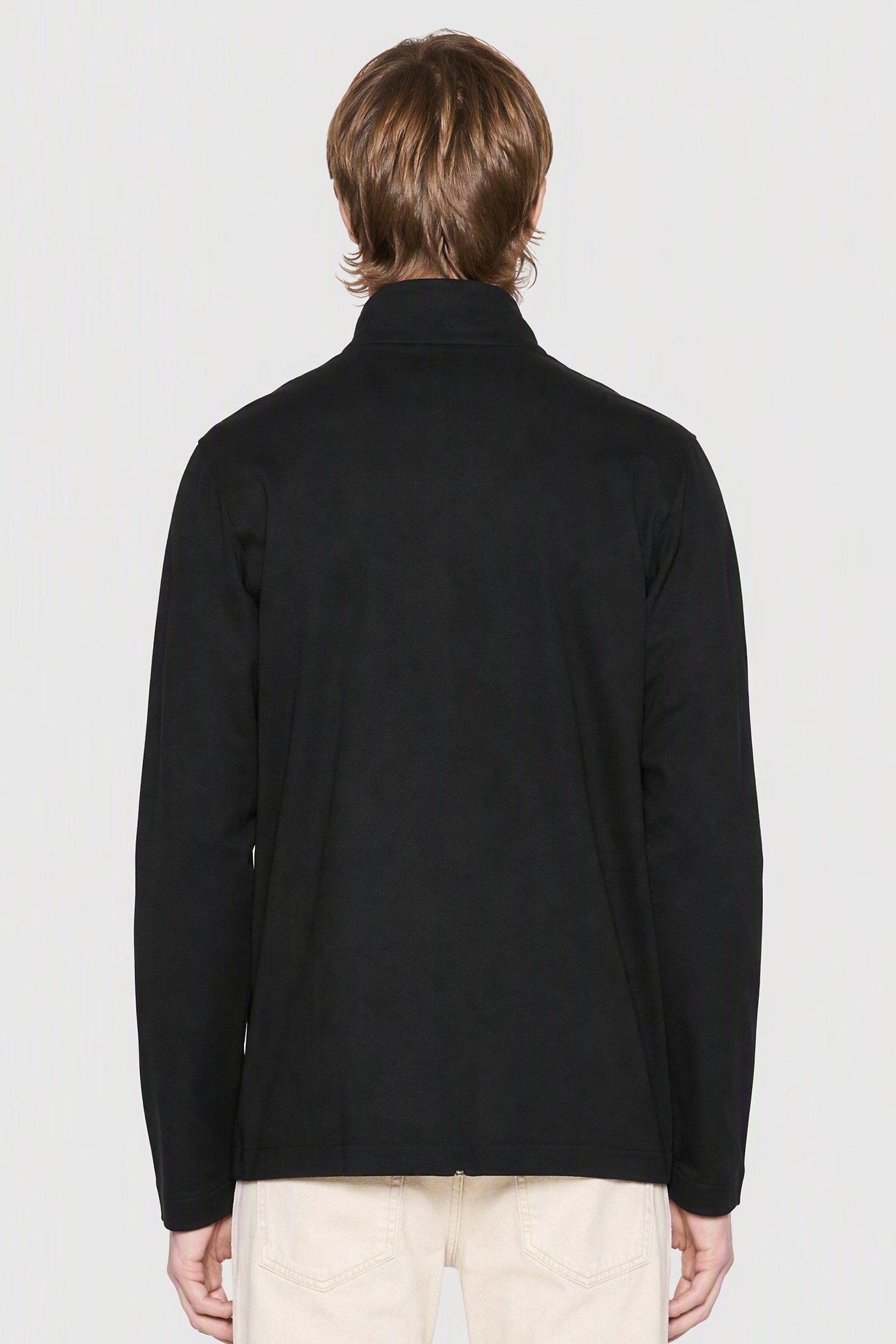 Asos Design Men Plain Jacket Shirt, Black