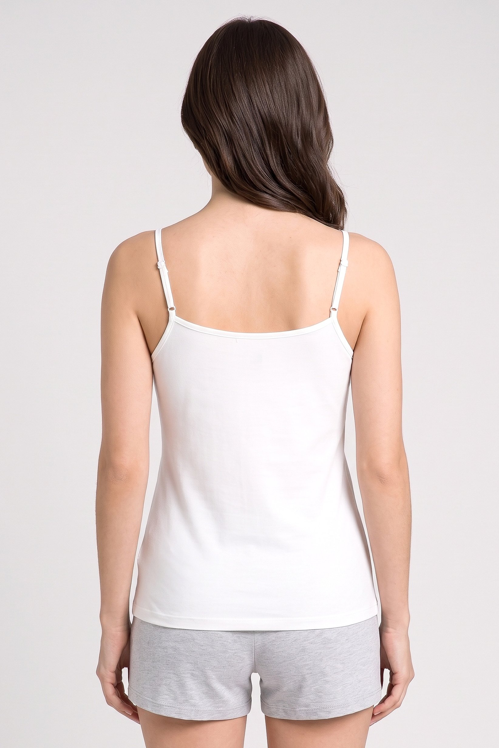 Women 2 Pieces Solid Sleeveless Sleepwear Tank Top, Multicolor