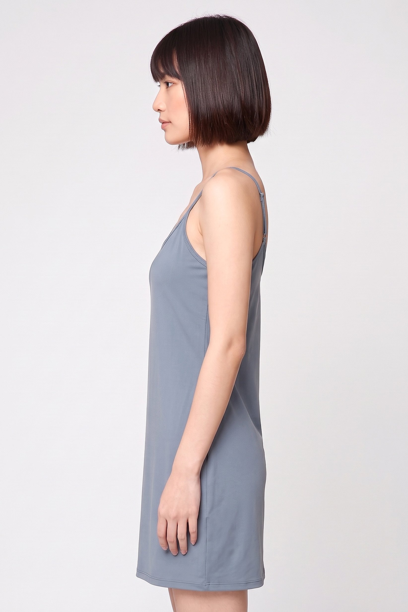 Women 2 Pcs Solid Sleepwear Dress, Multicolor