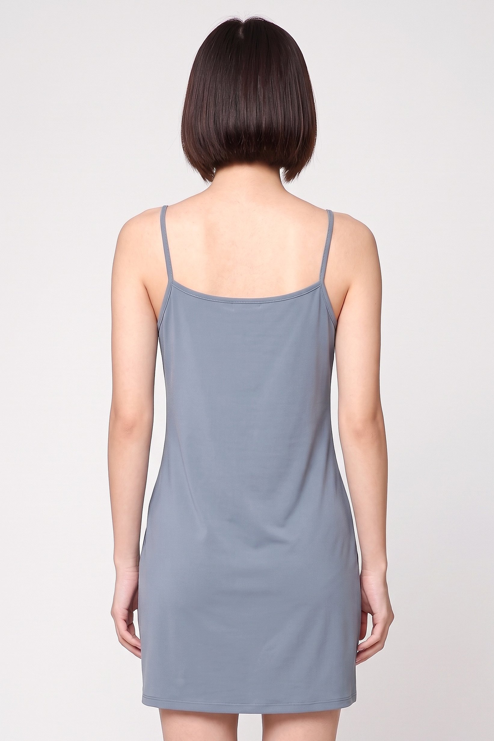 Women 2 Pcs Solid Sleepwear Dress, Multicolor