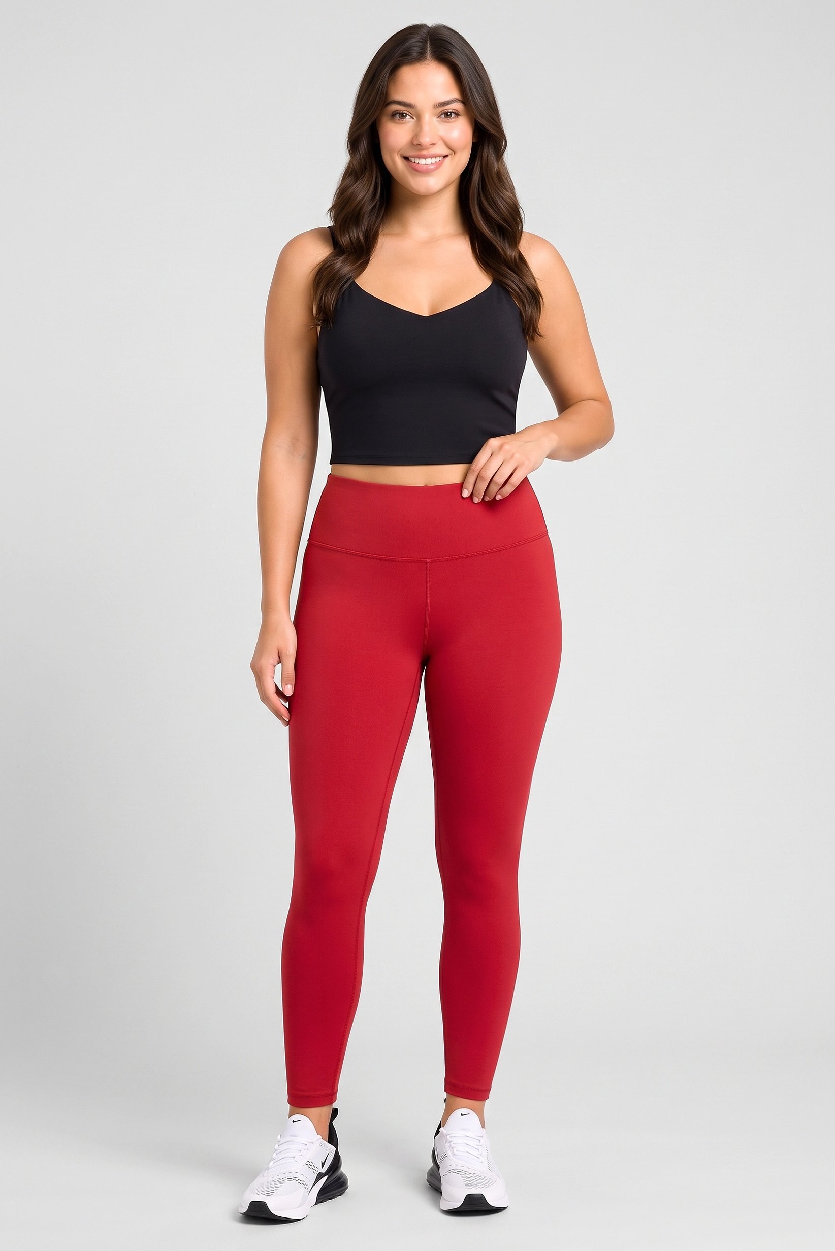 Women Plus Size Plain Padded Training Sports Bra, Black