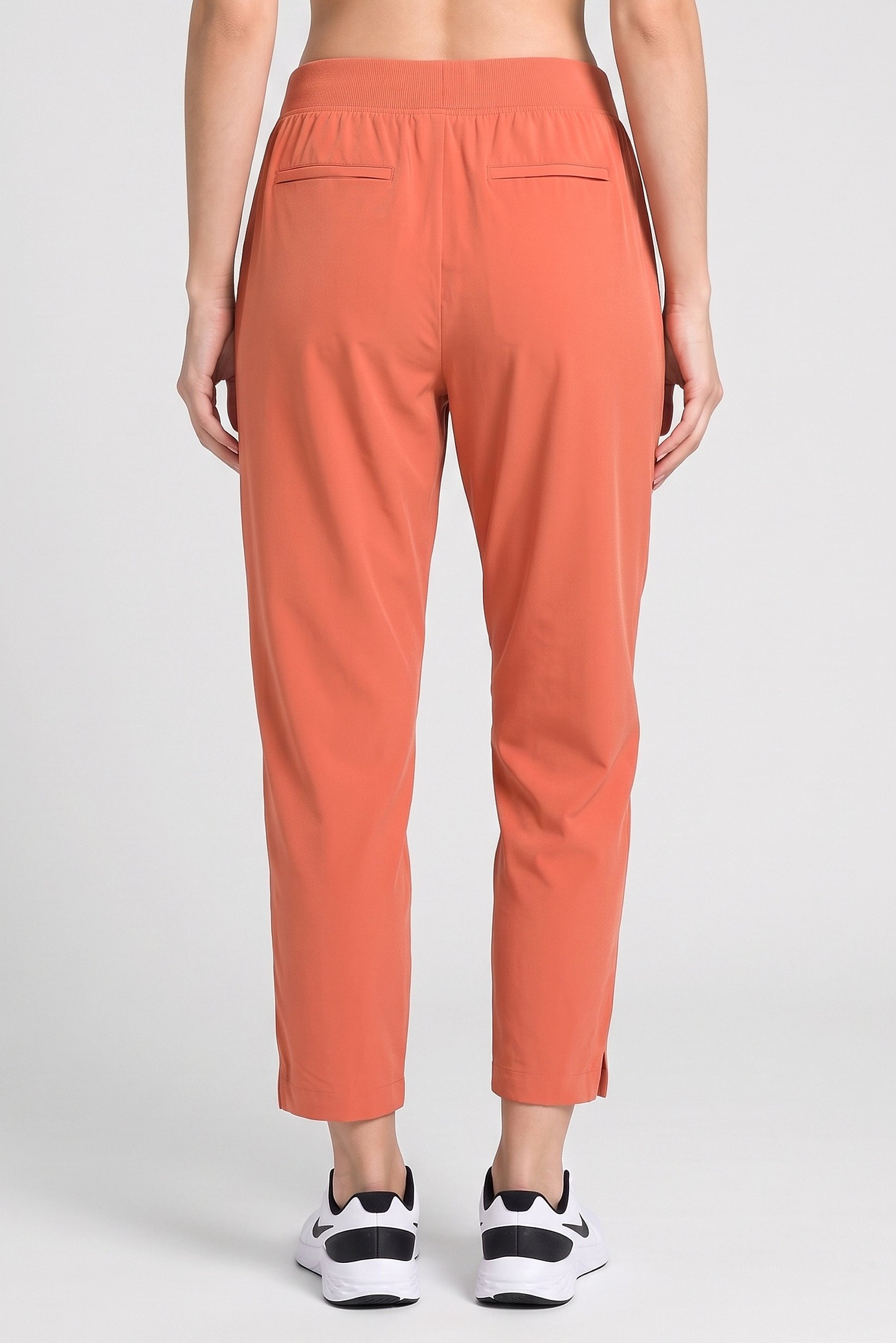 Women Regular Fit Solid Outdoor Track Pants, Old Rose
