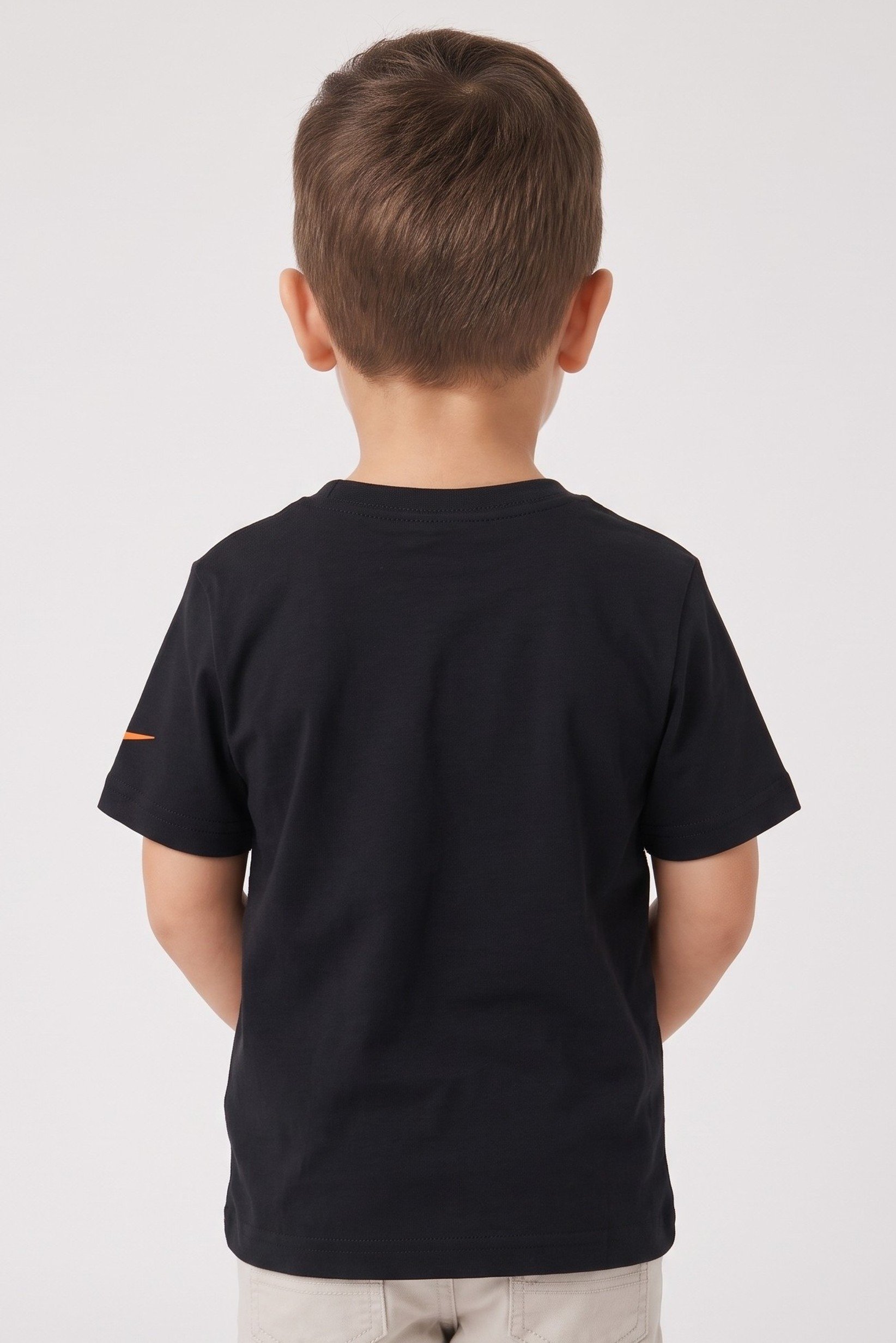 Toddlers Boy Short Sleeve Outdoor T-Shirt, Black