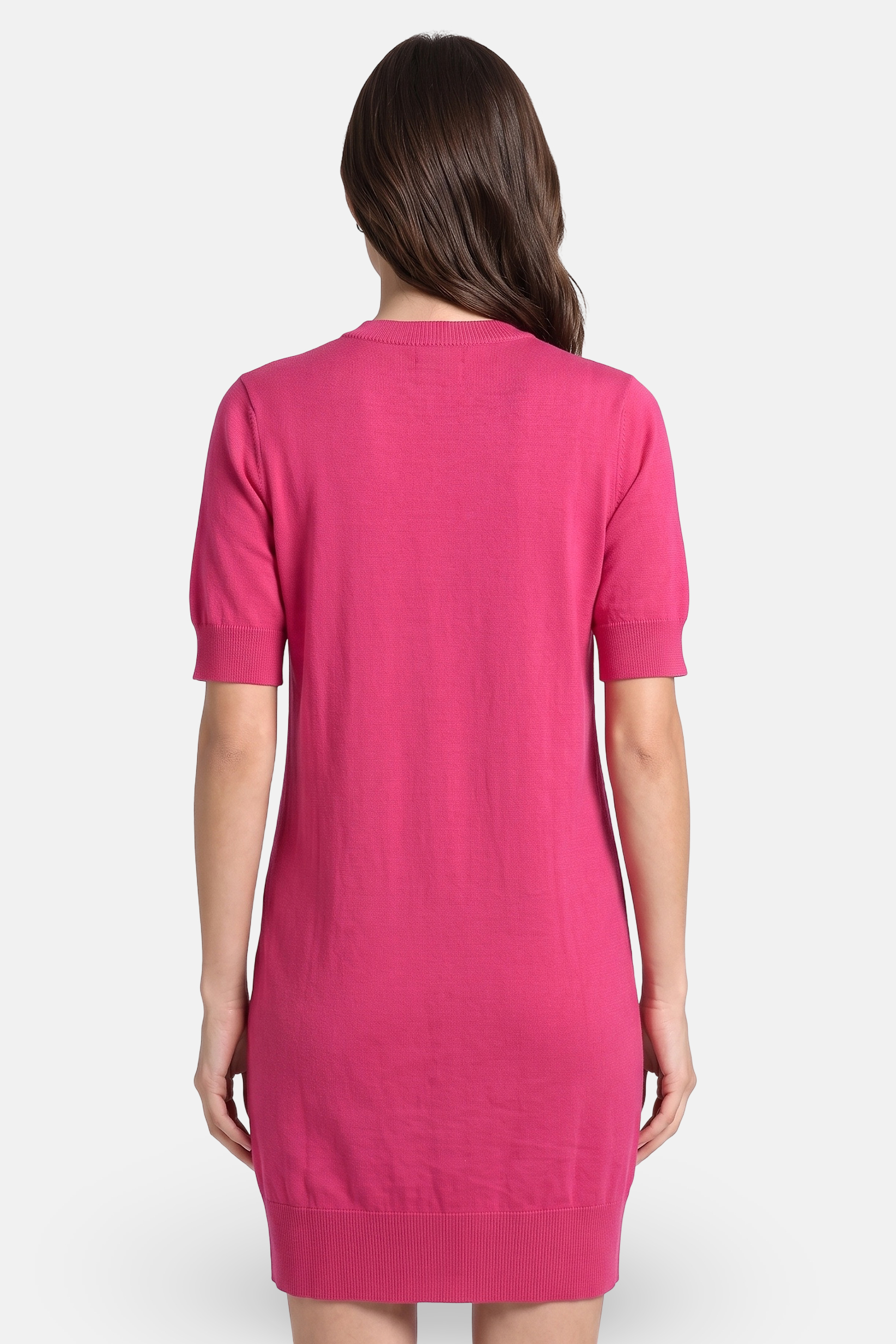 Women Brand Logo Sweater Dress, Pink