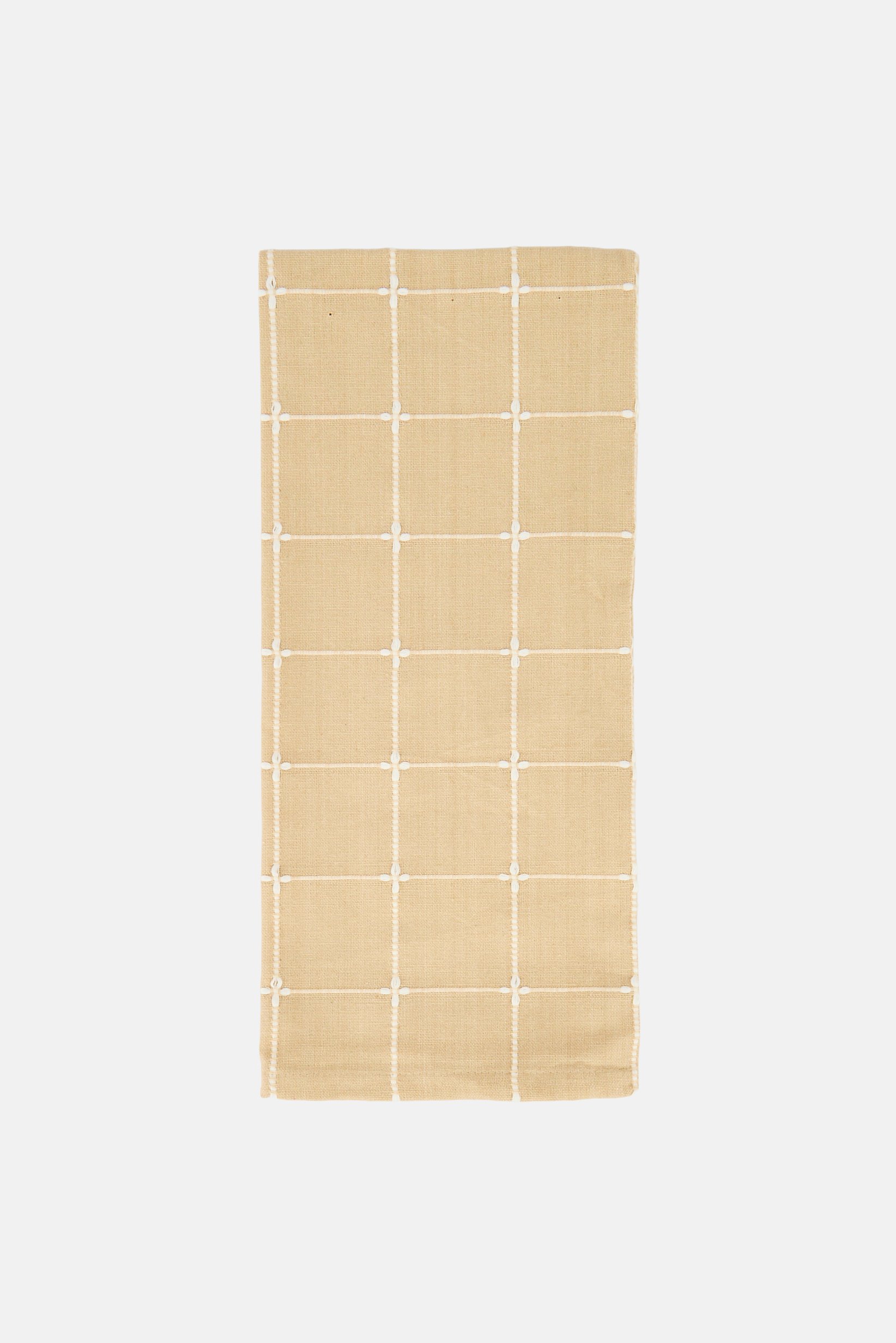 4 Pieces Premium Cotton Dish Towel Set, Beige
