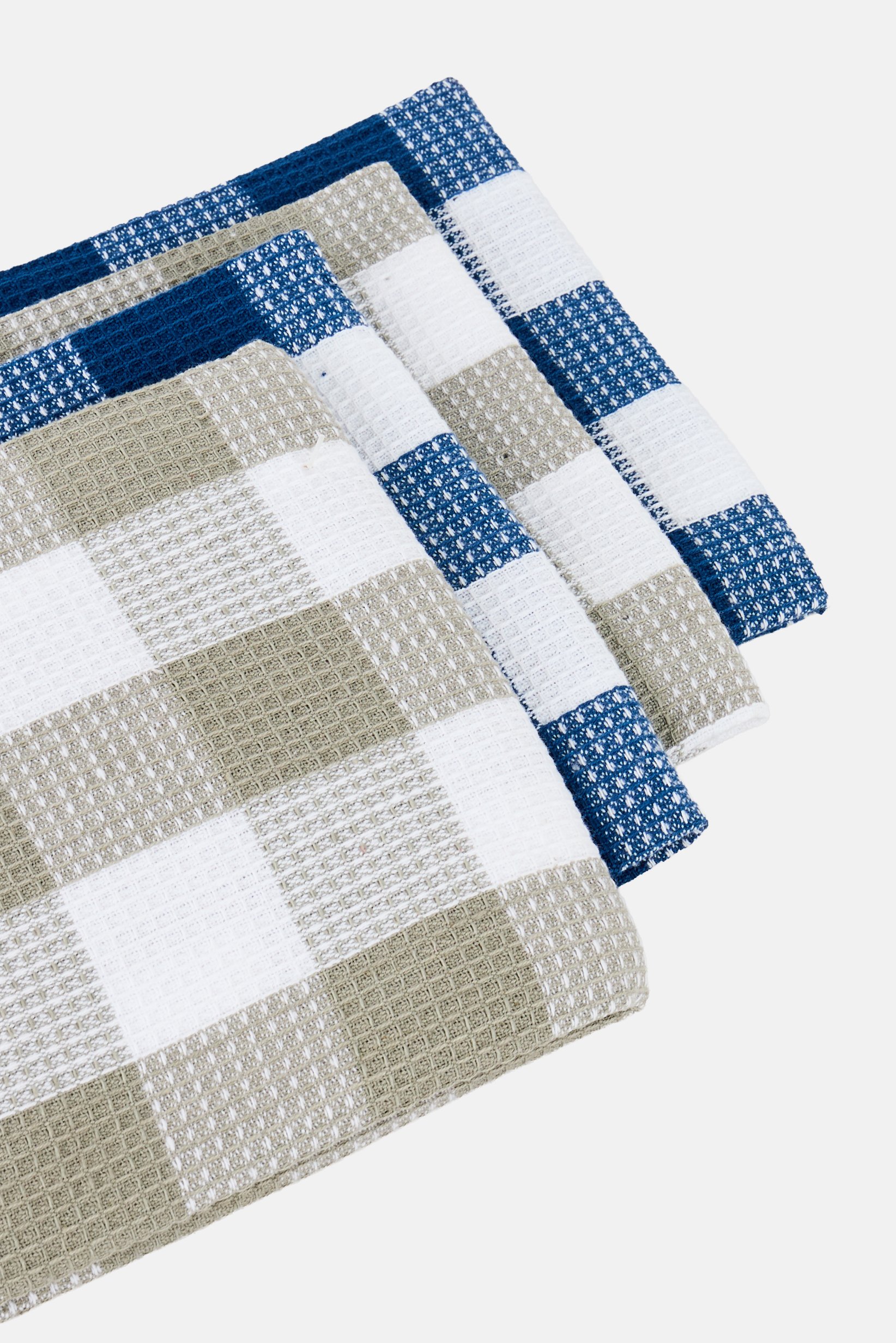 4 Pieces Textured Kitchen Towel Set, Multicolor