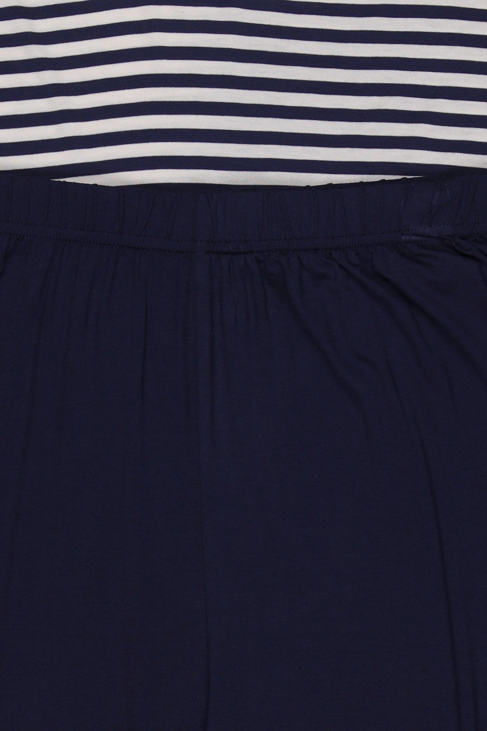 Women 2 Pieces Stripe Top And Bottom Pyjama Set, Multicolor