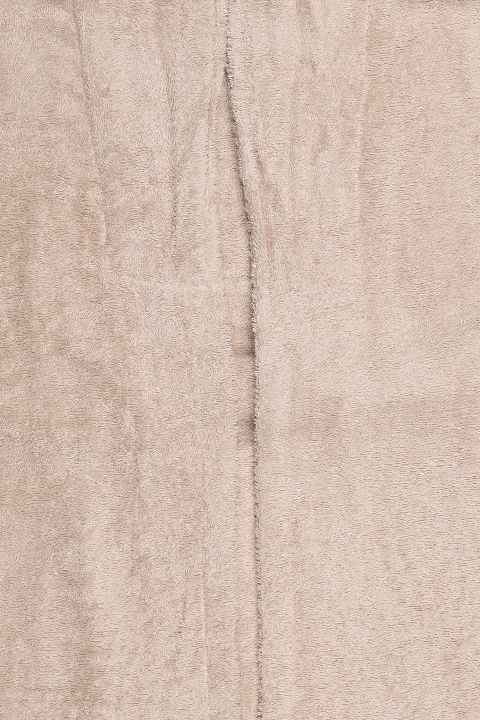 Women Textured Bath Robe, Beige
