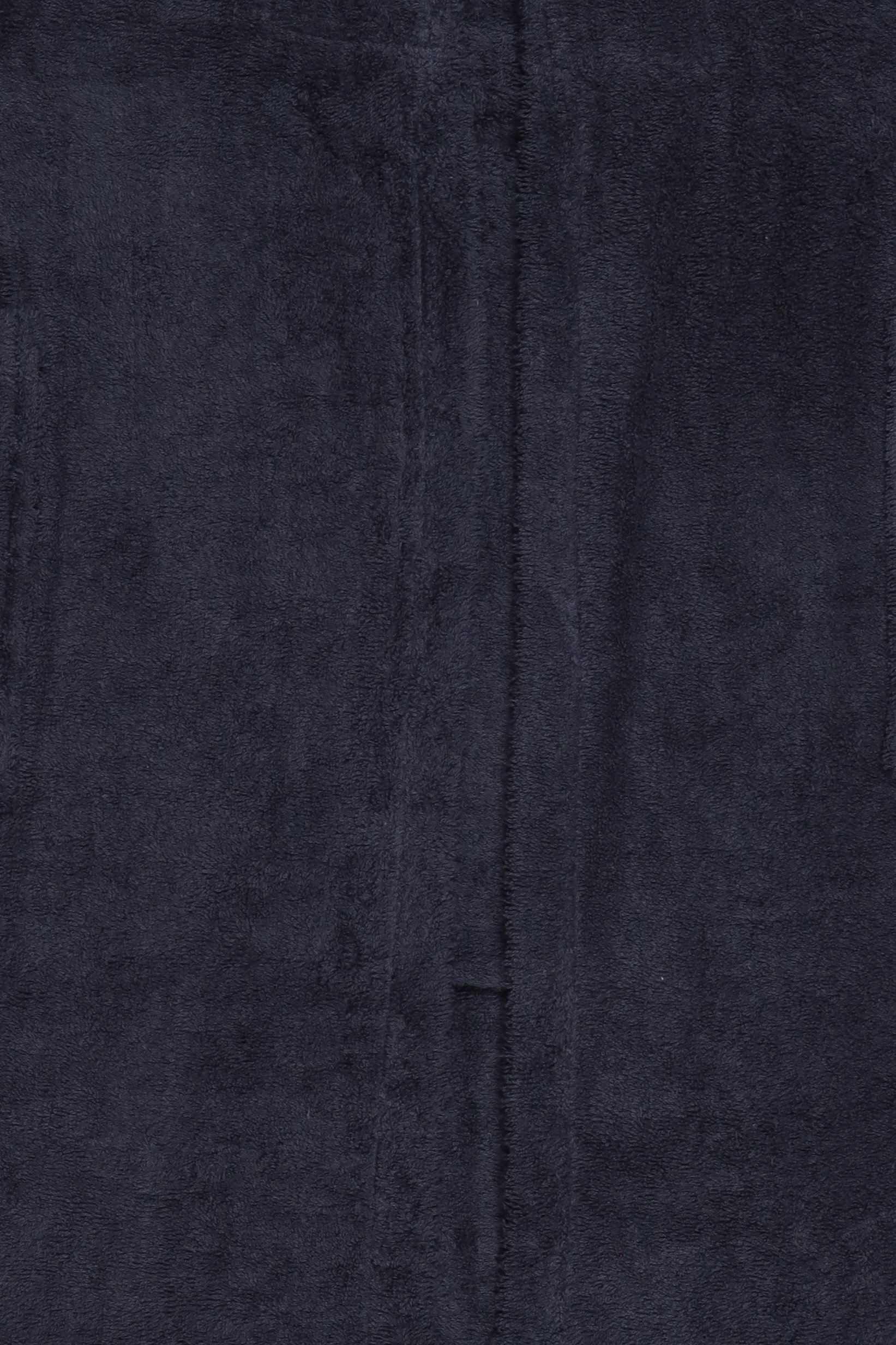 Men Textured Bath Robe, Dark Navy