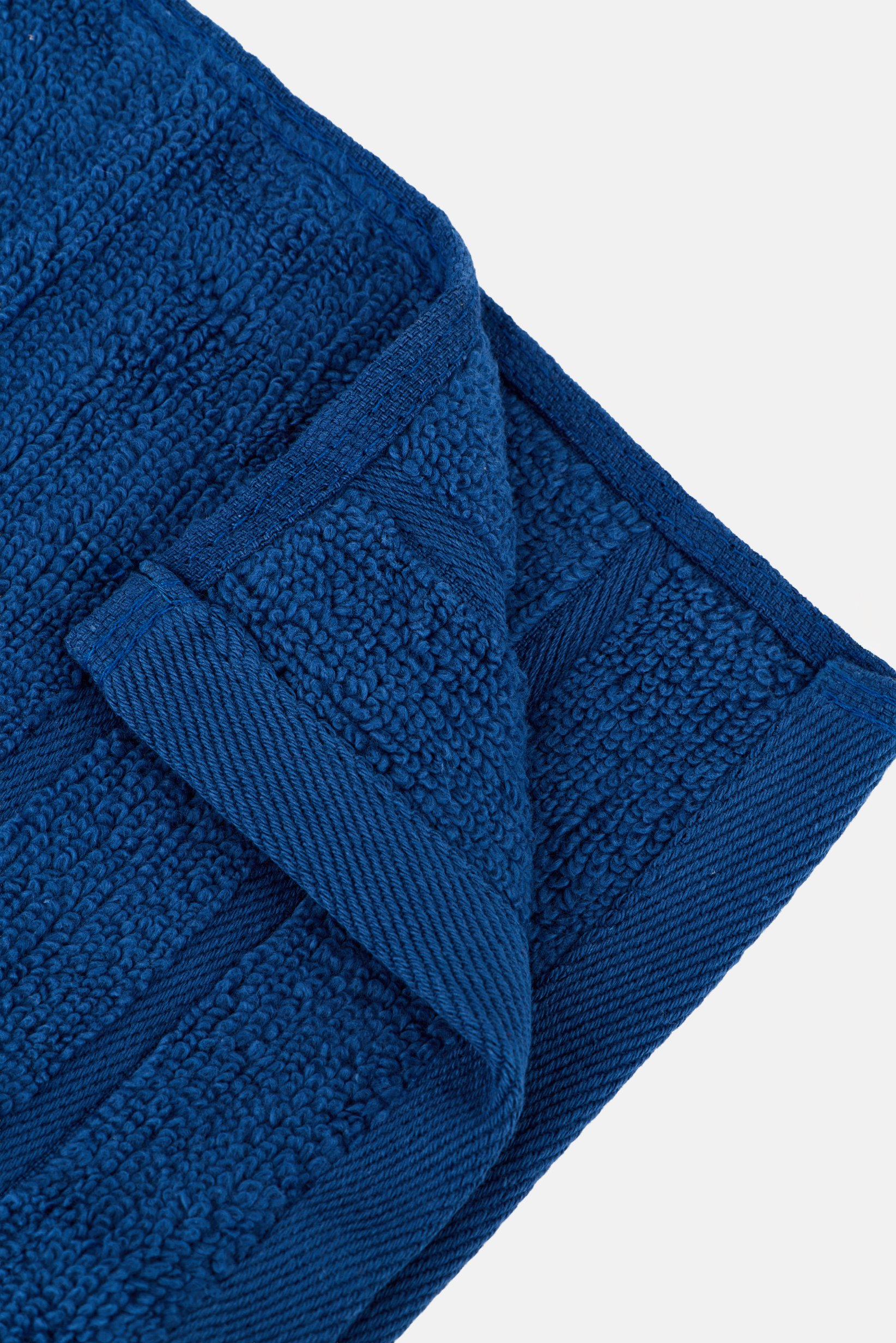 4 Pieces Textured Guest Towel Set,  Blue