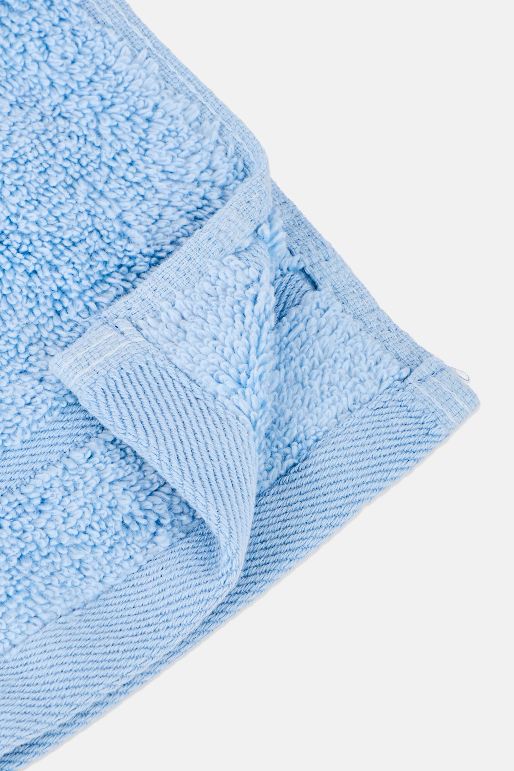 4 Pcs Textured Hand Towel, Blue