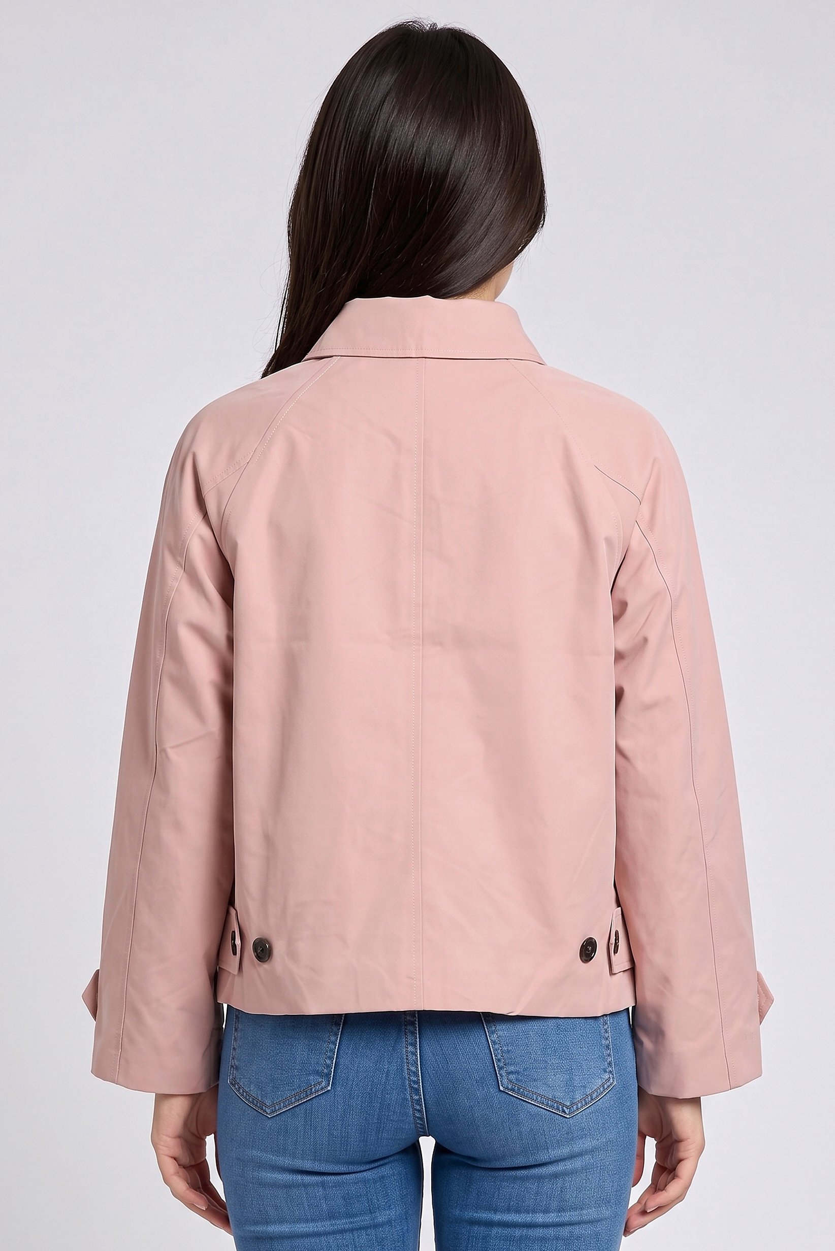 Women Plain Motorcycle Jacket, Pink