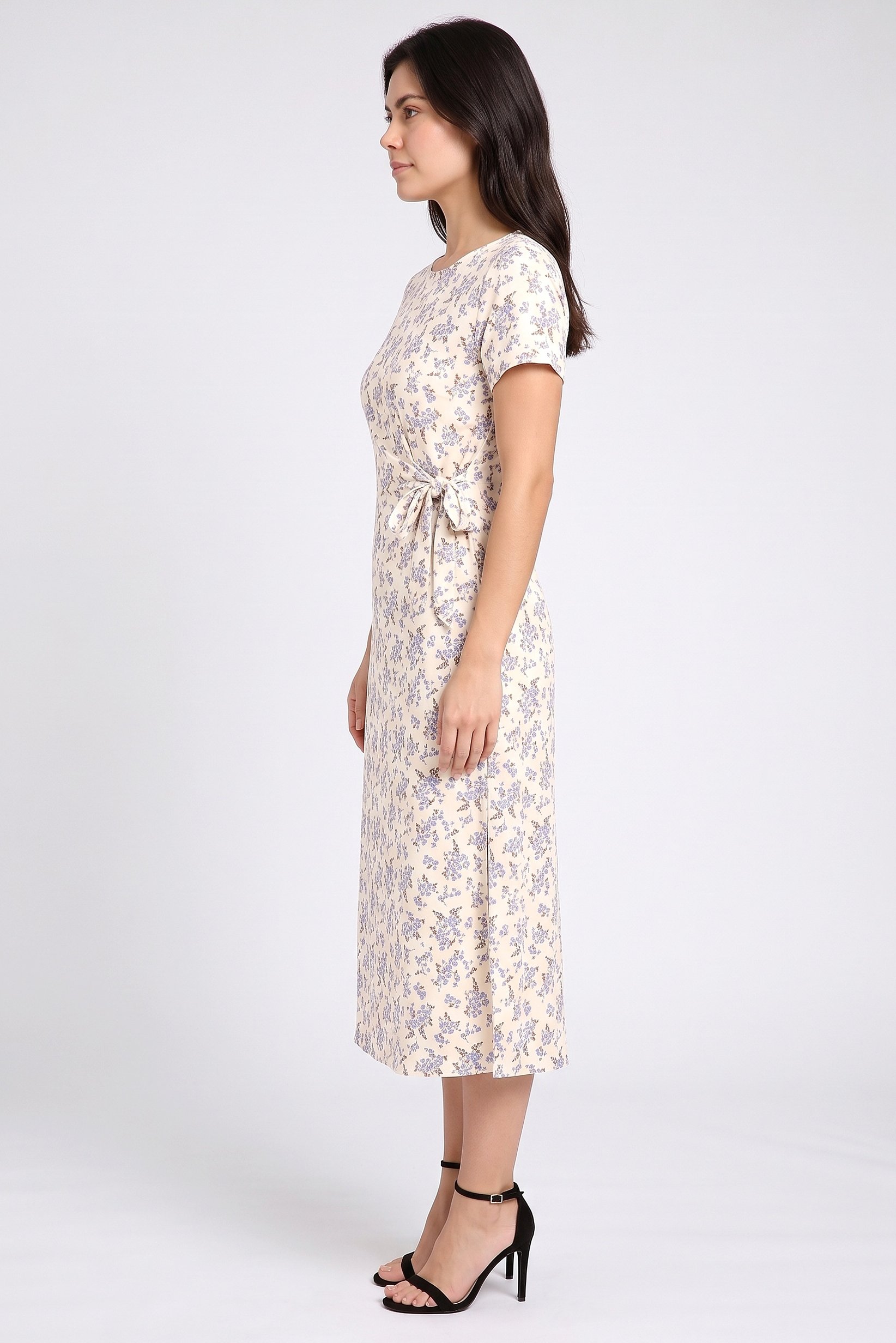 Women Floral Print Maxi Dress, Multicolor