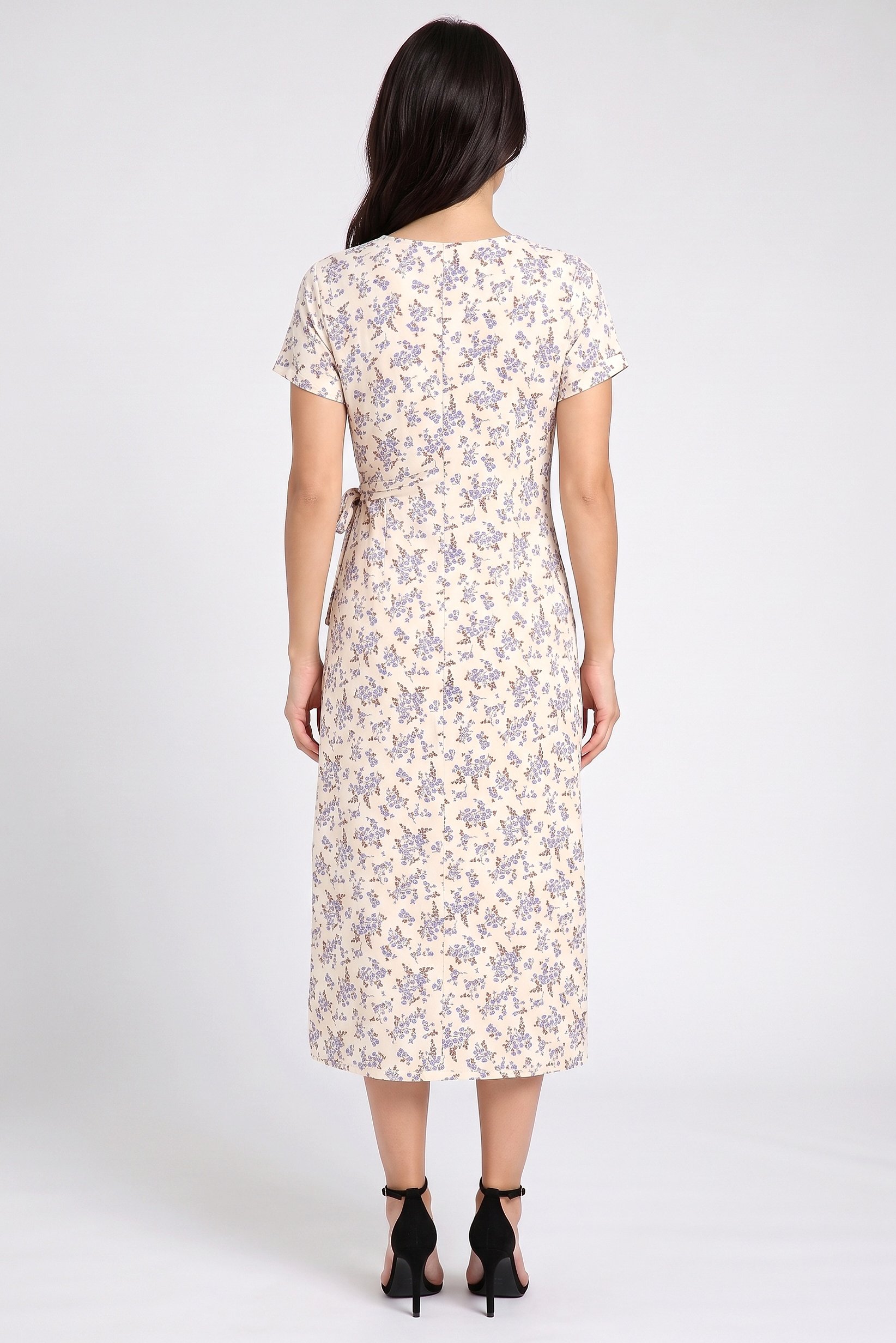 Women Floral Print Maxi Dress, Multicolor