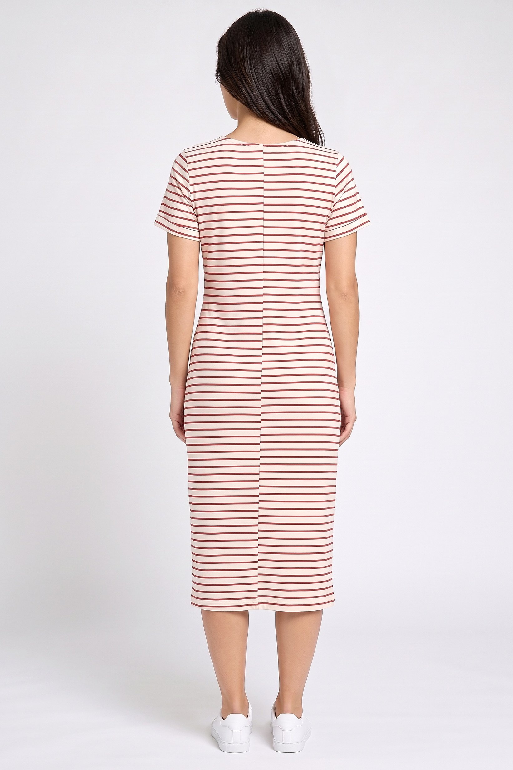 Women Stripe Midi Dress, Multicolor