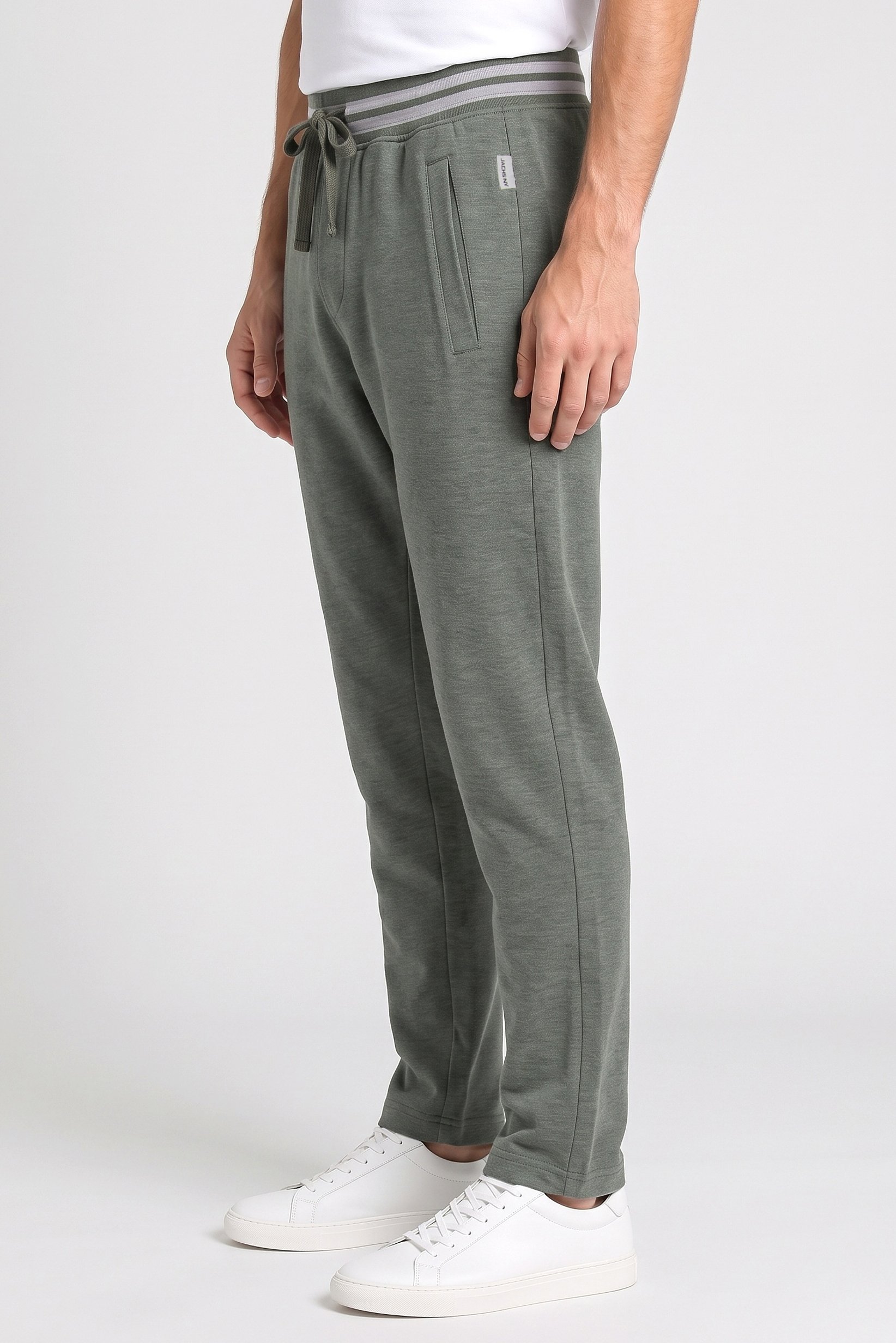 Men Regular Fit Outdoor Sweatpants, Sage Green