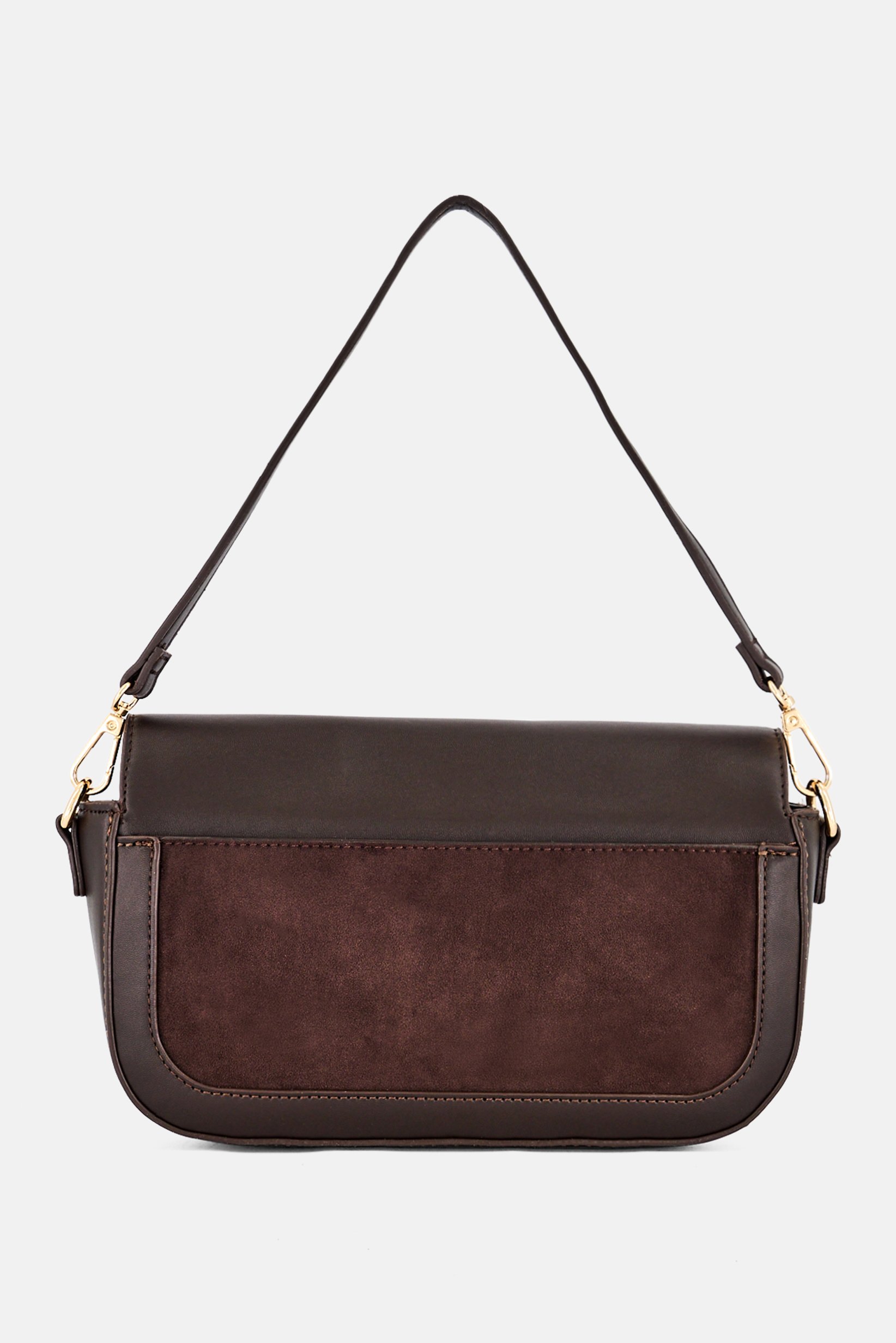 Women Solid Cross Body Bag, Brown