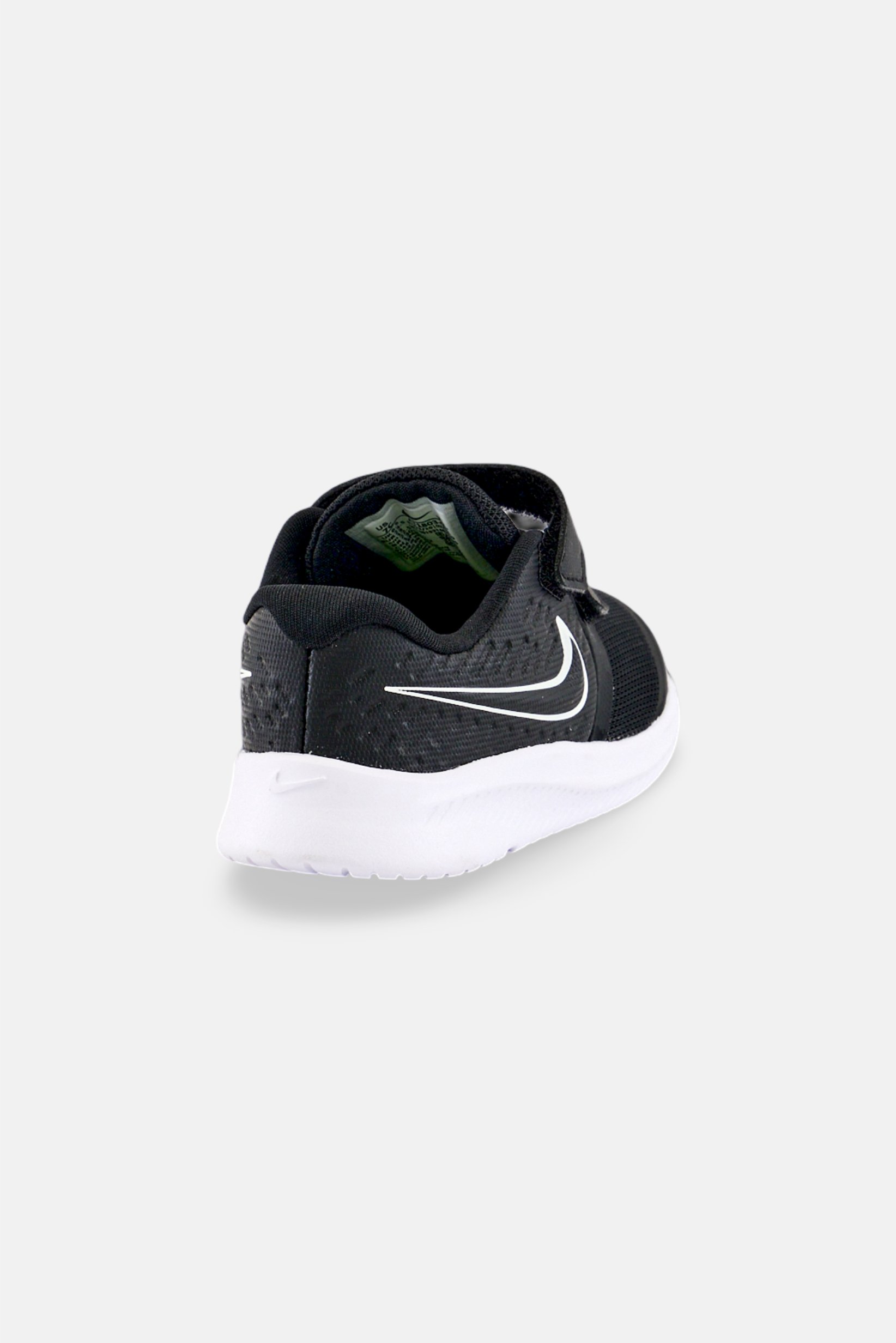 Toddlers Girl Star Runner 2 Velcro Closure Running Shoes, Black