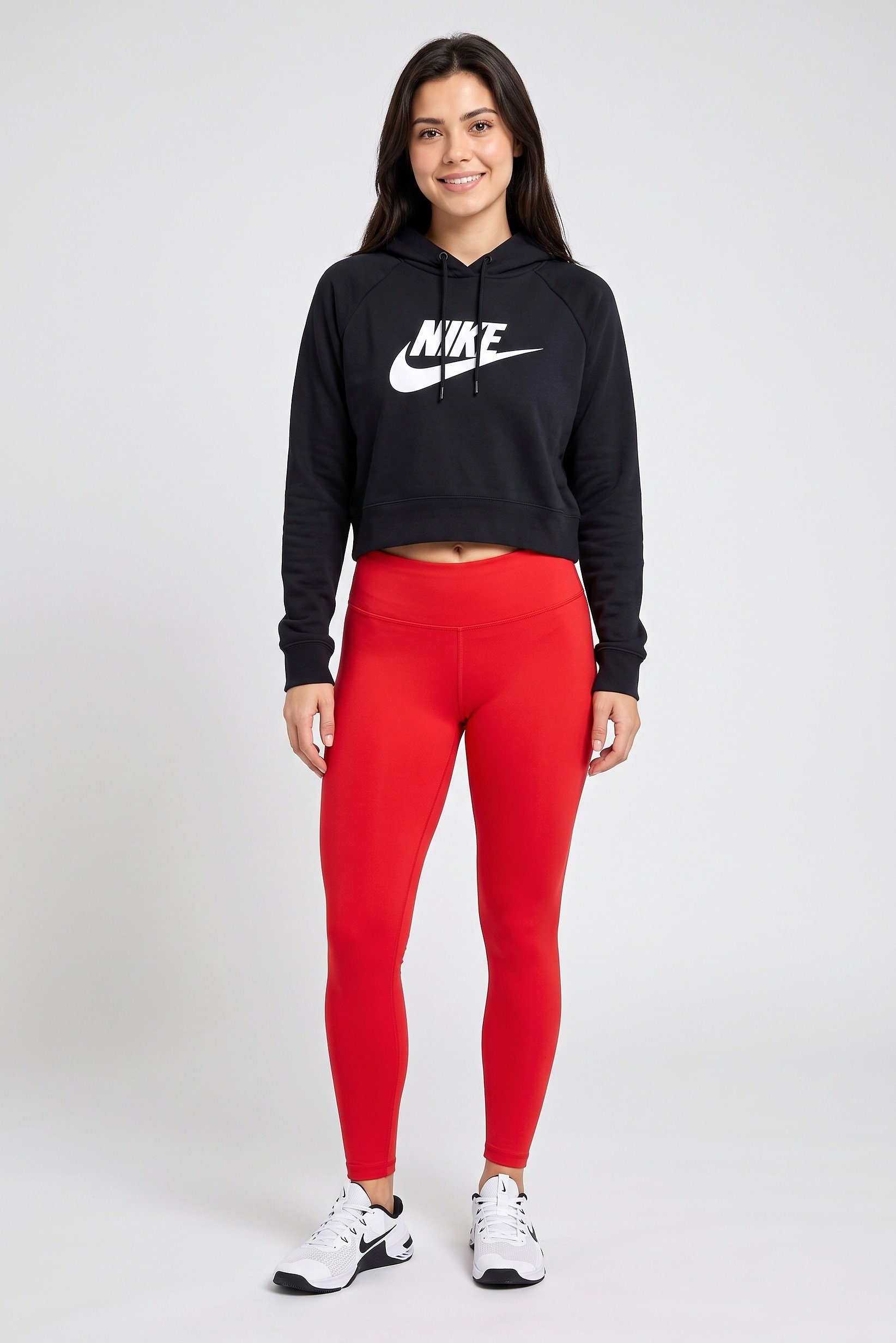 Women Loose Fit Long Sleeve Outdoor Hoodie, Black