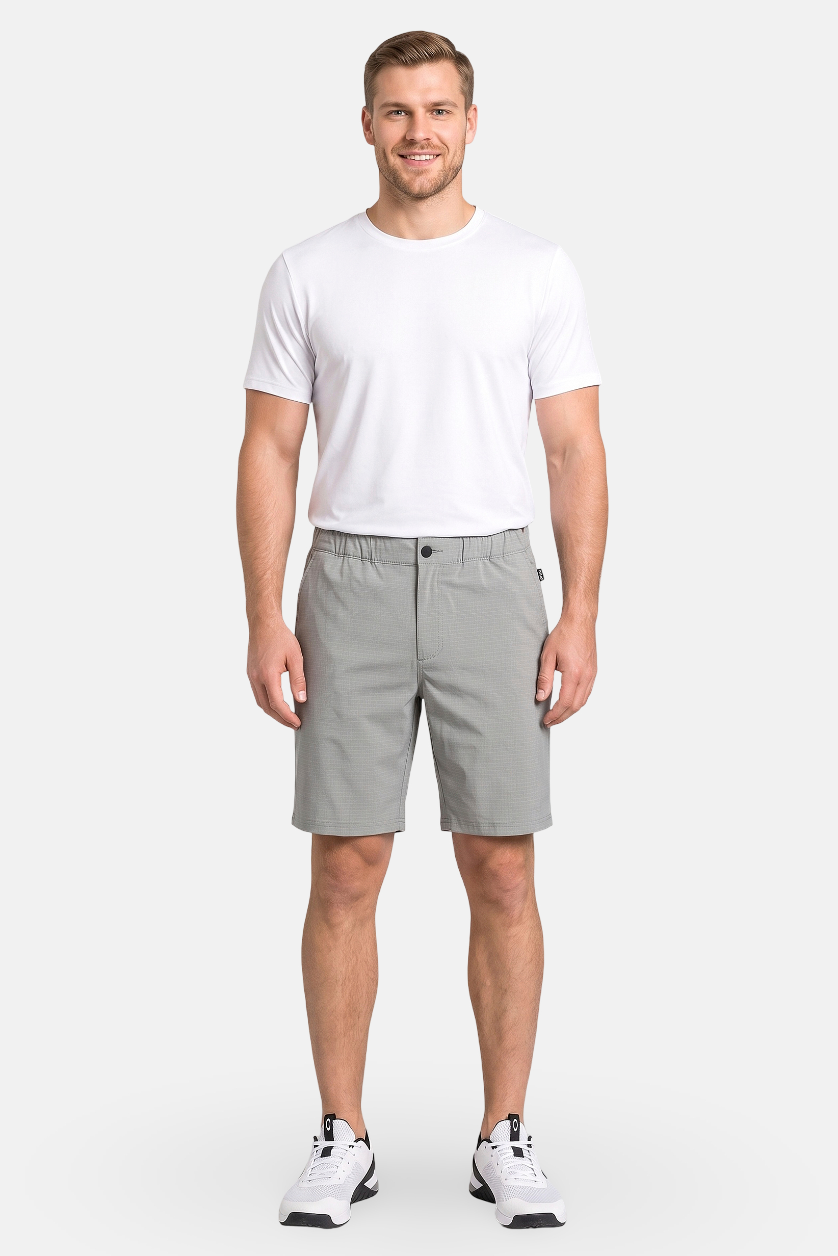 Men regular Fit Solid Outdoor Short, Grey
