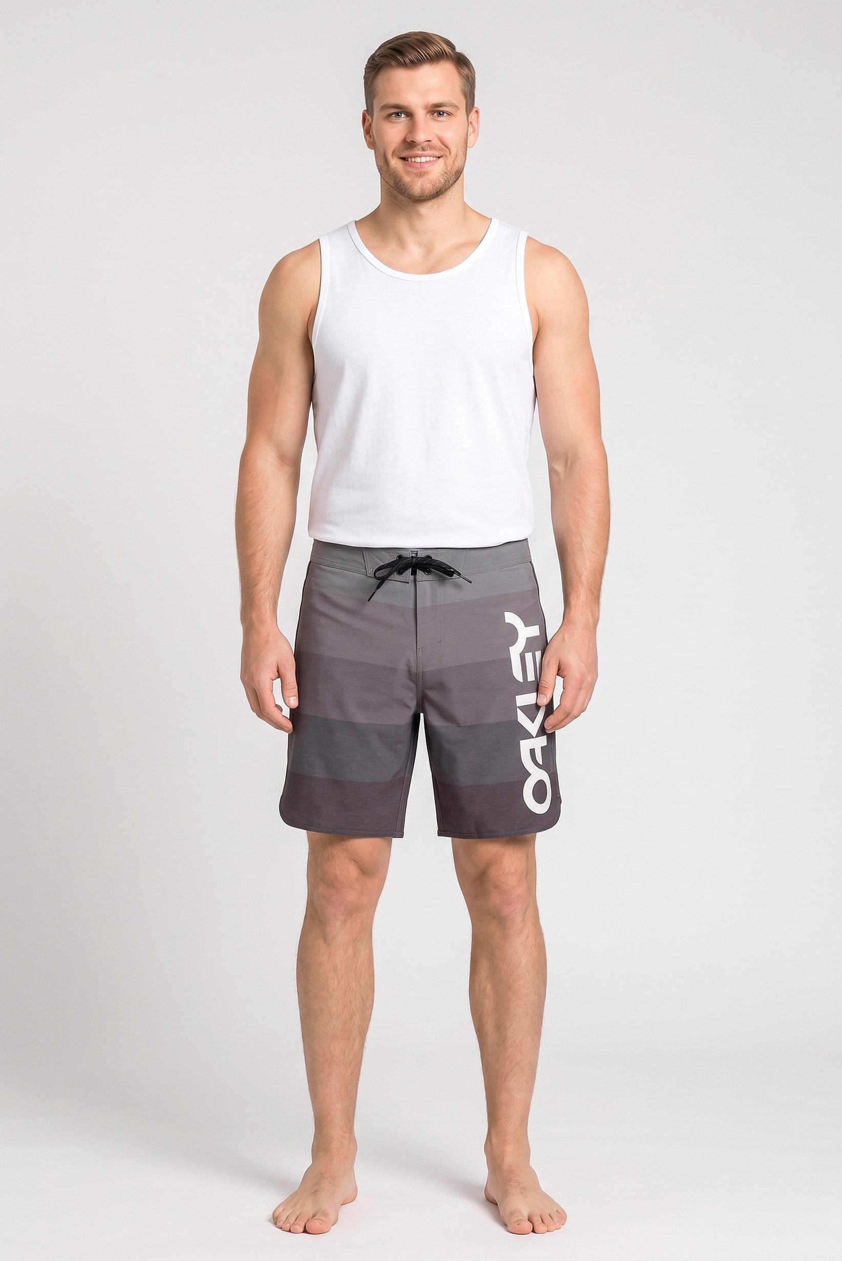 Men Performance Fit Board Shorts, Multicolor