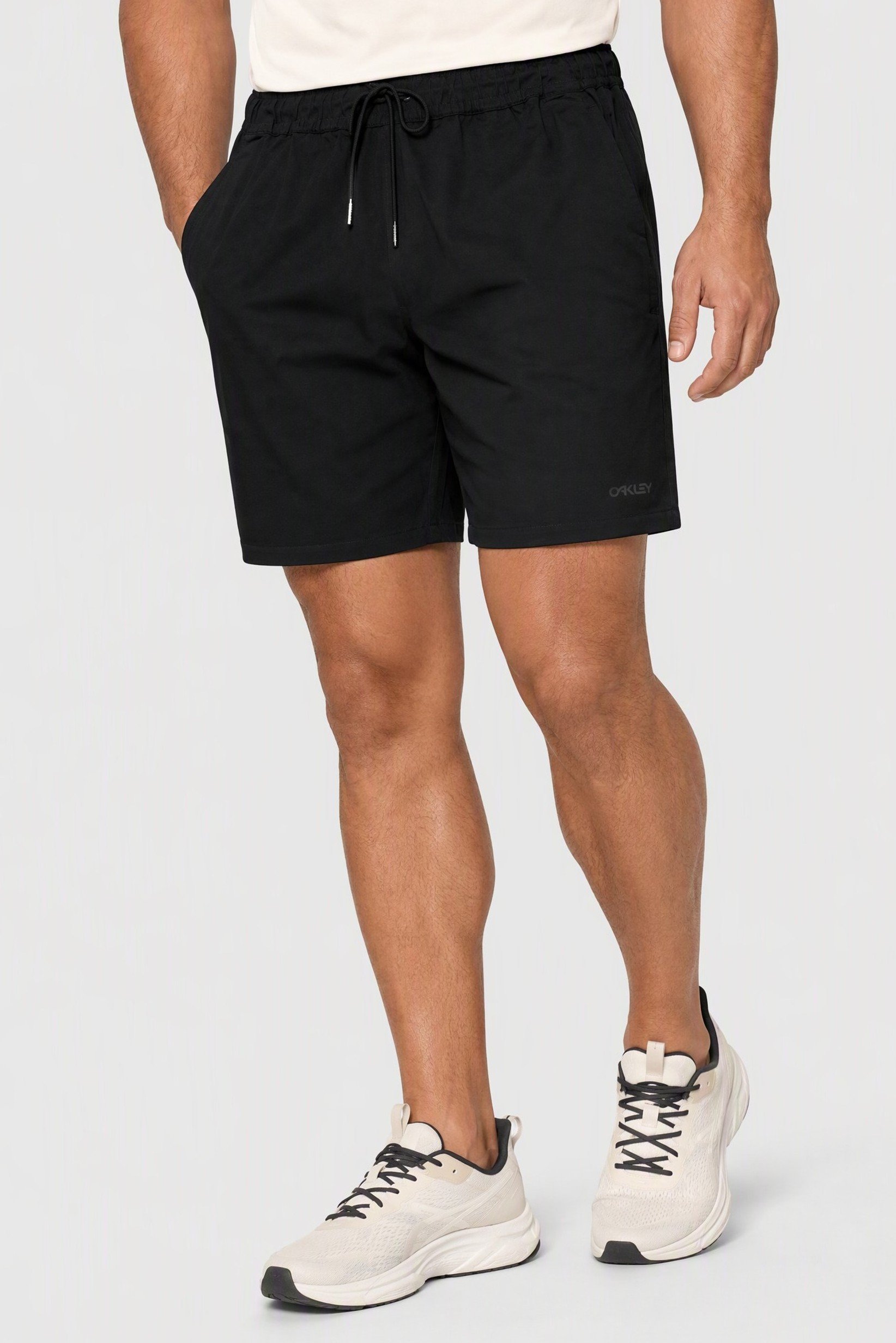 Men Regular Fit Outdoor Shorts, Black