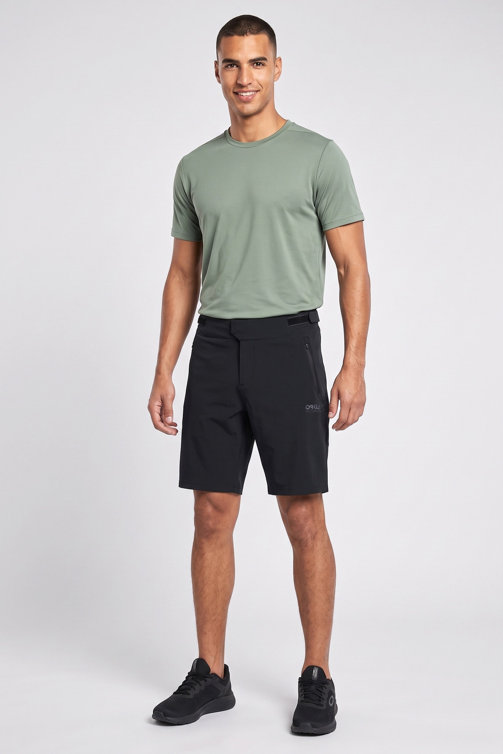 Men Regular Fit Training Shorts, Black