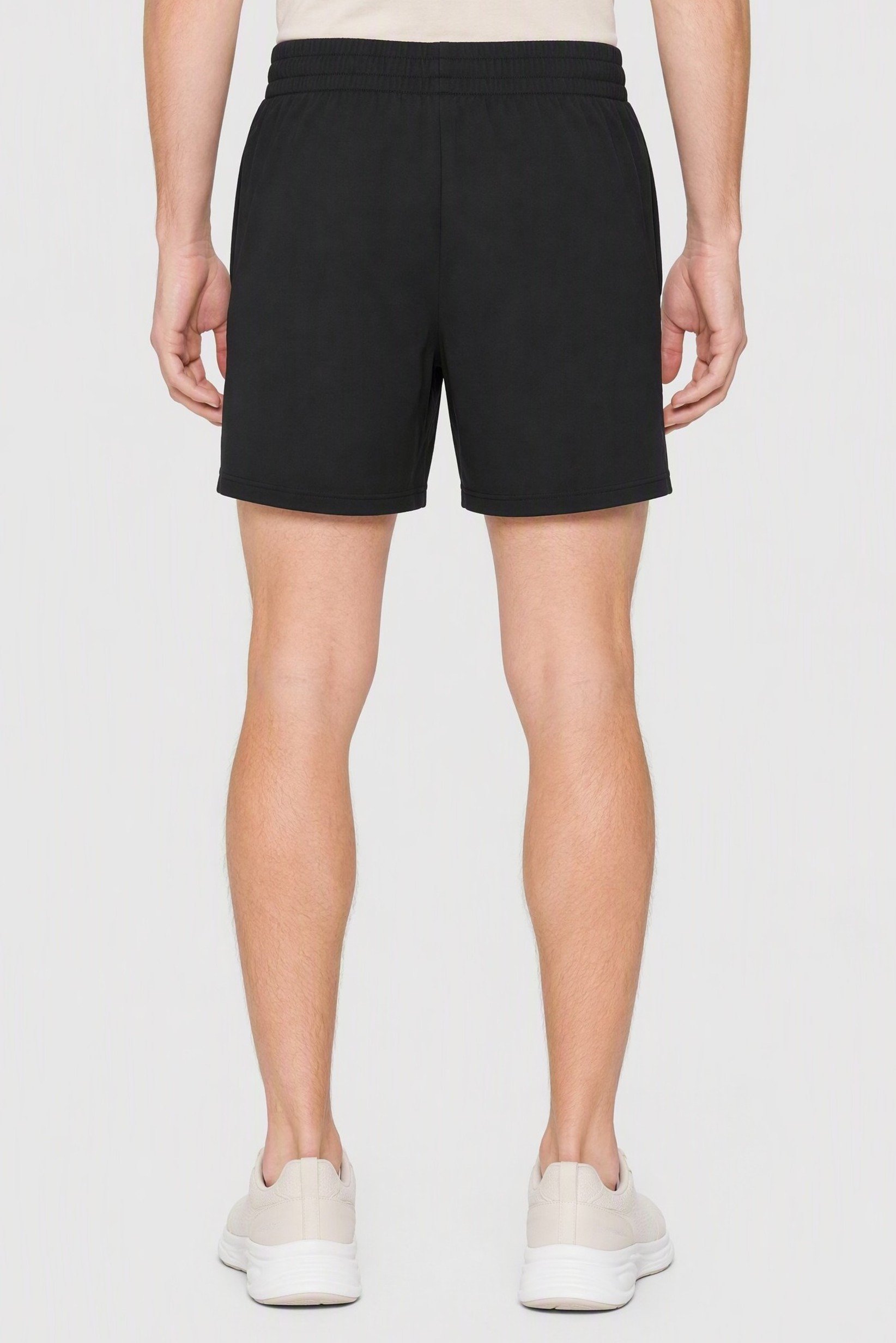 Men Regular Fit Outdoor Shorts, Black