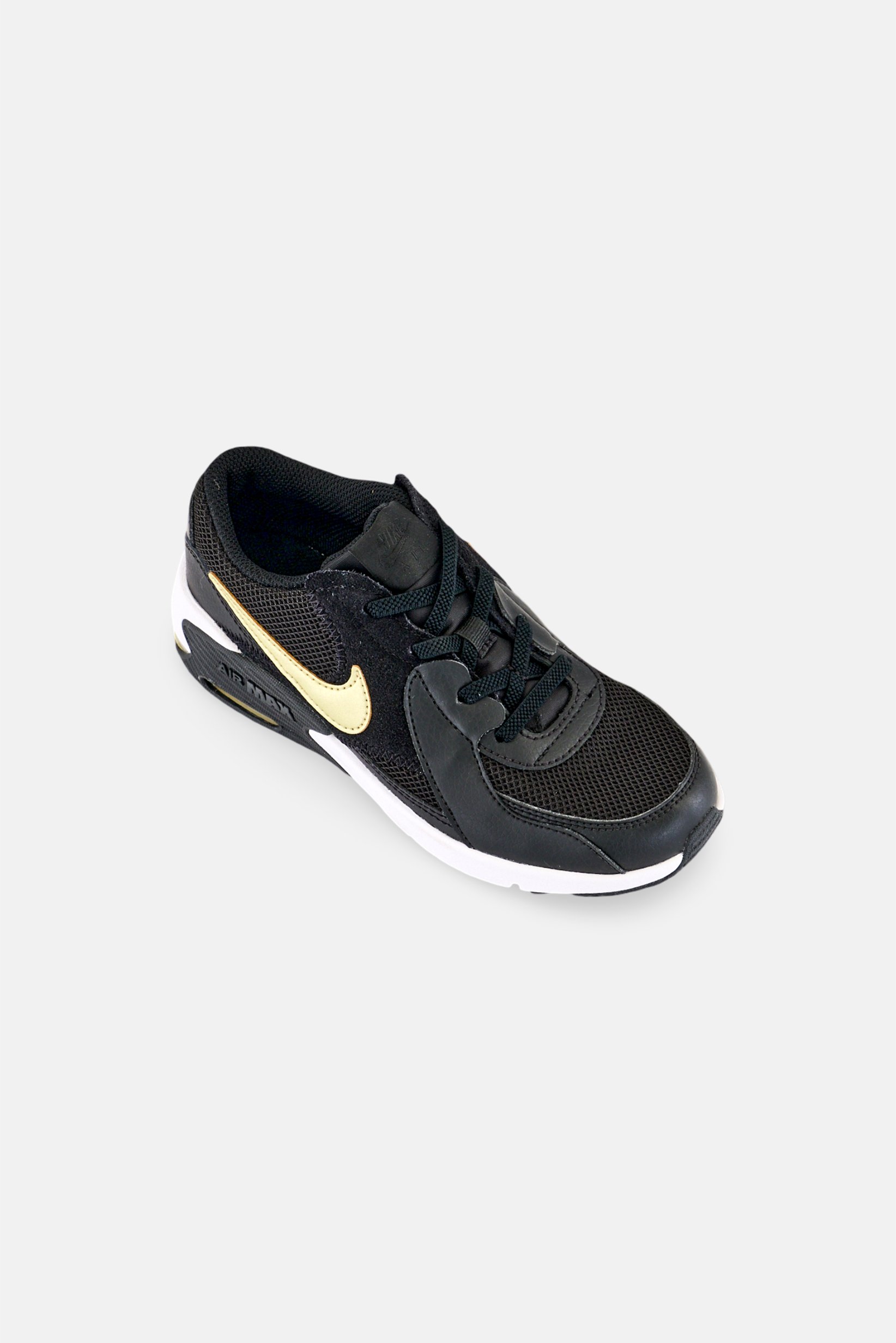 Kids Boy Air Max Excee Lace Up Outdoor Shoes, Black
