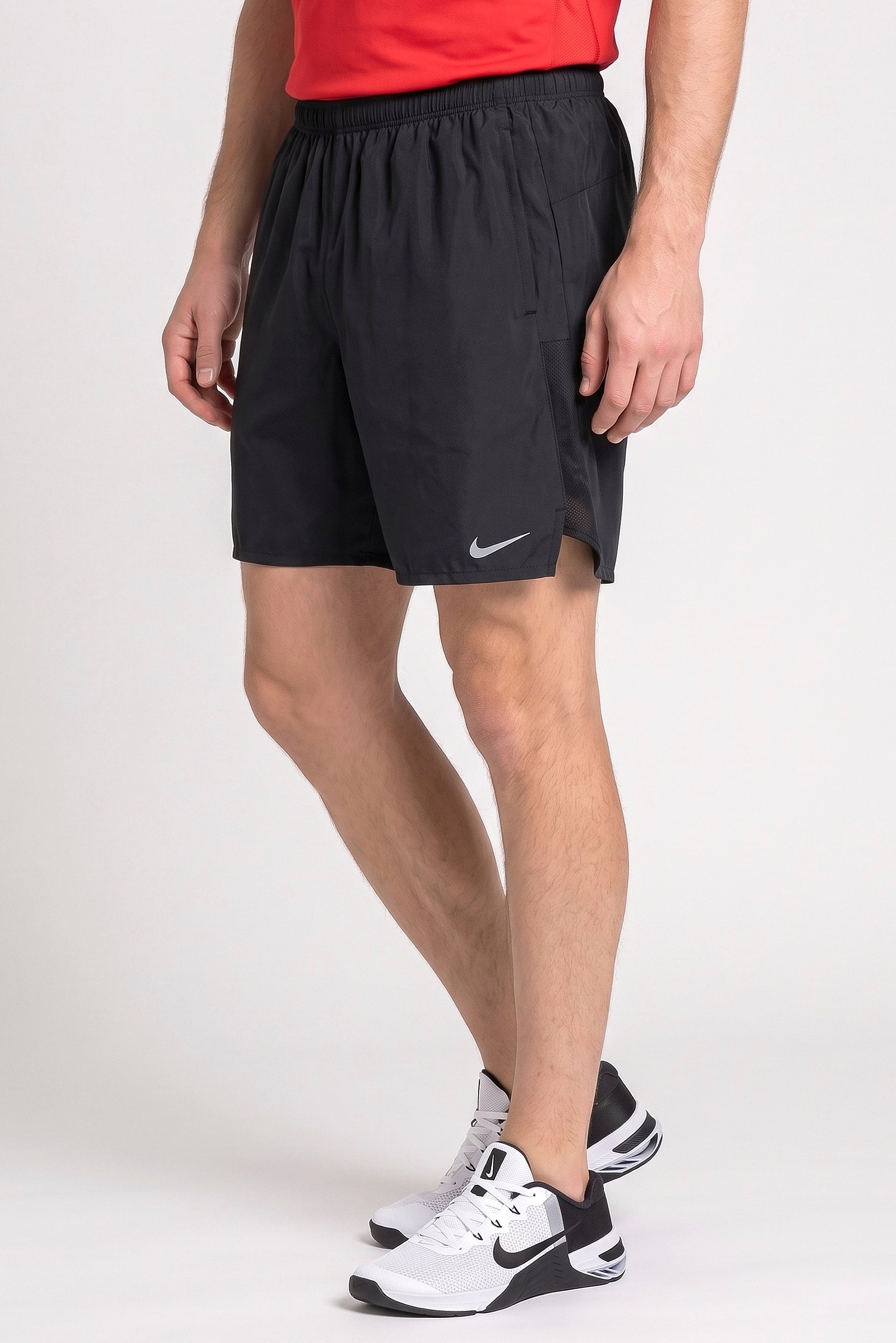 Men Standard Fit 9 Inseam Training Shorts, Black