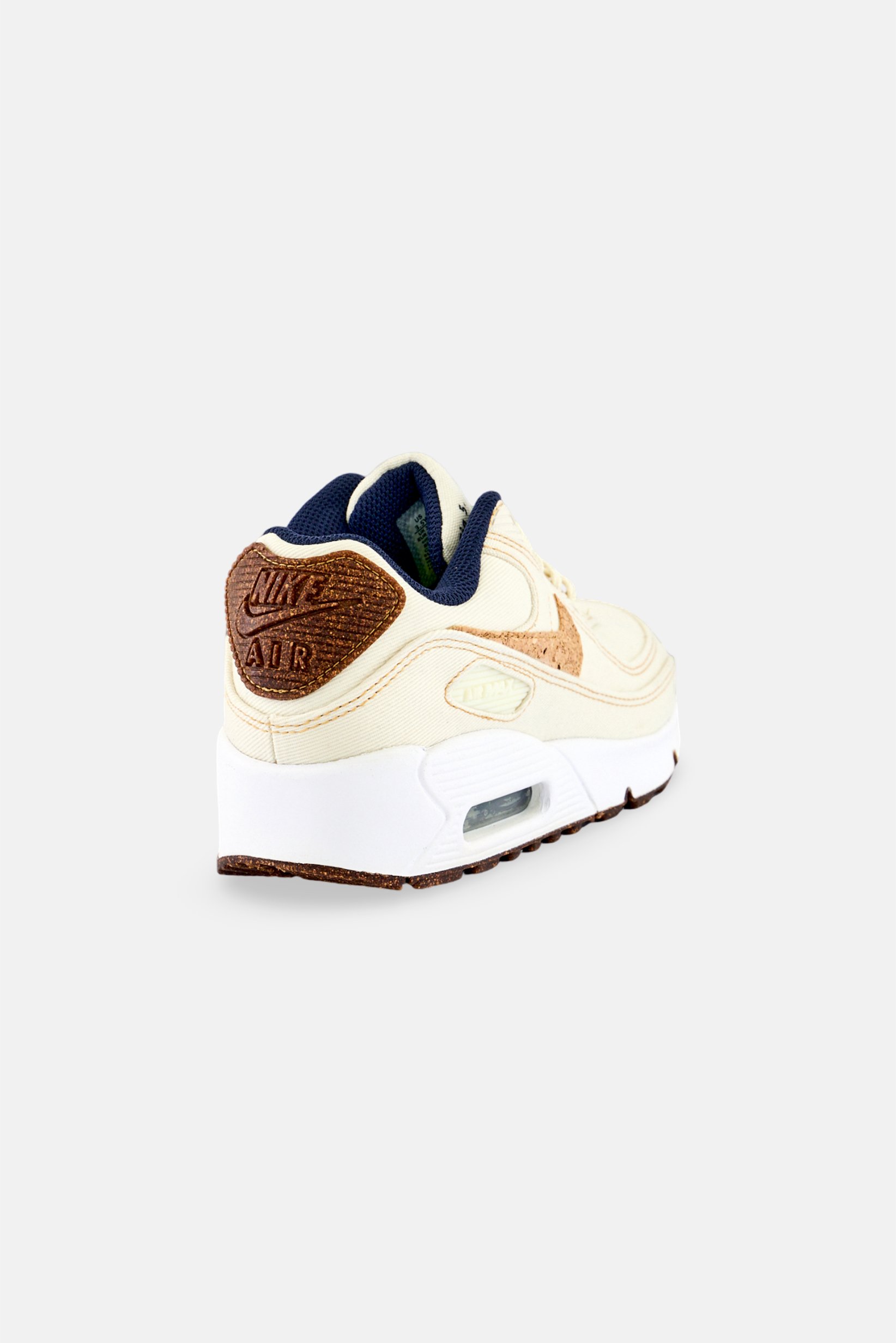 Kids Boy Air Max 90 SE Lace Up Outdoor Shoes, Ivory