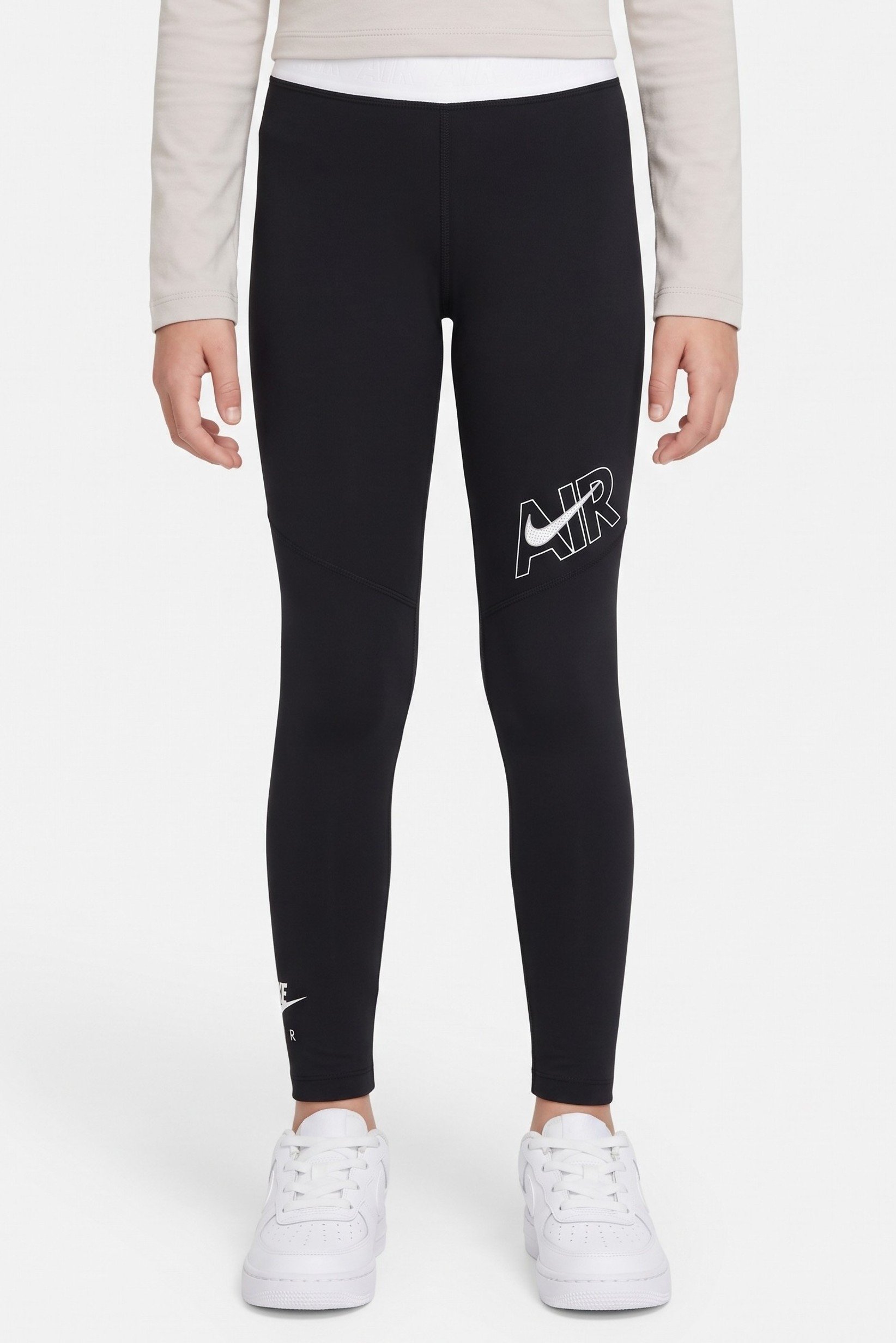 Kids Girl Tight Fit Training Leggings, Black