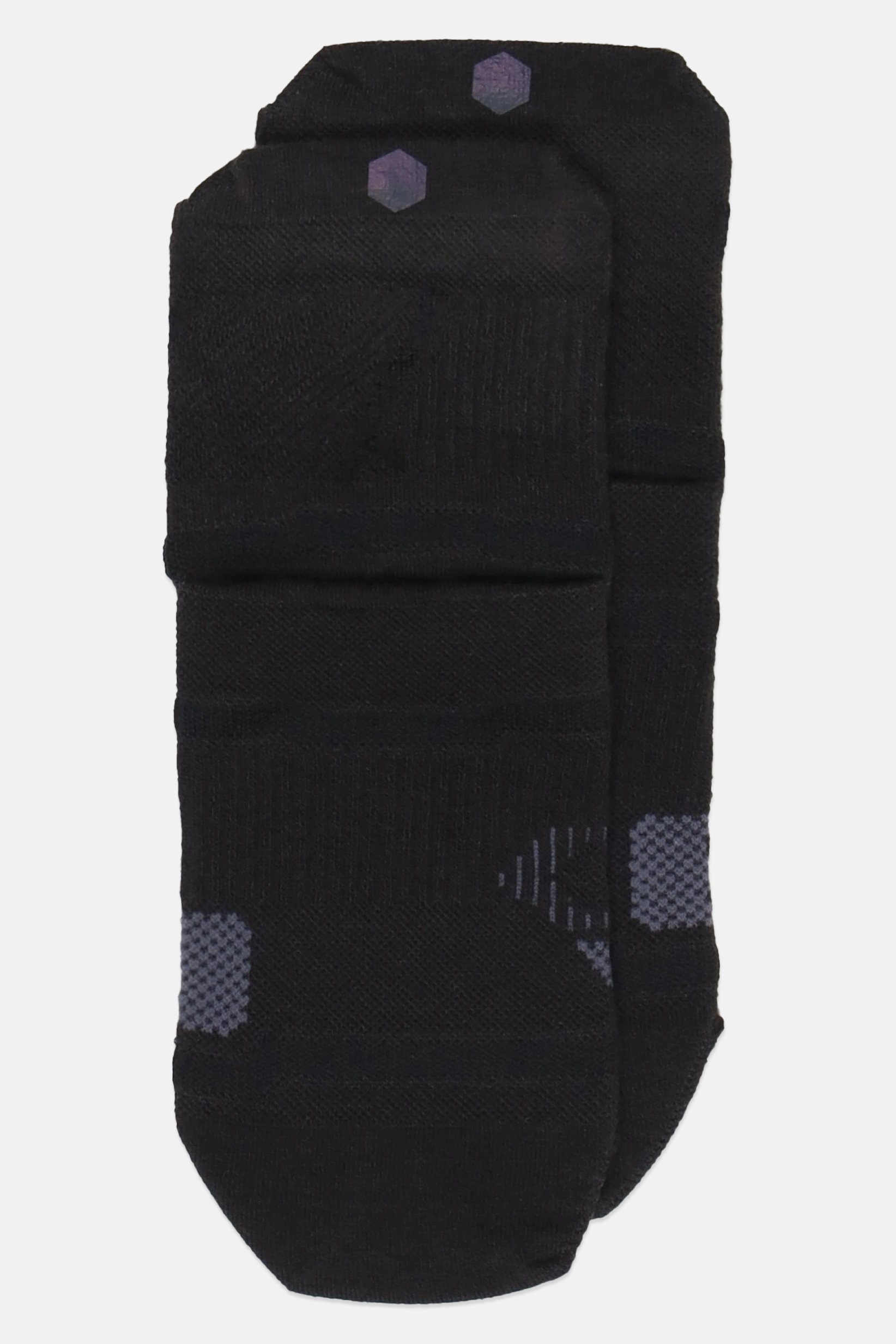 Kids Boy 1 Pair Brand Logo Rush Lightweight Quarter Socks, Black