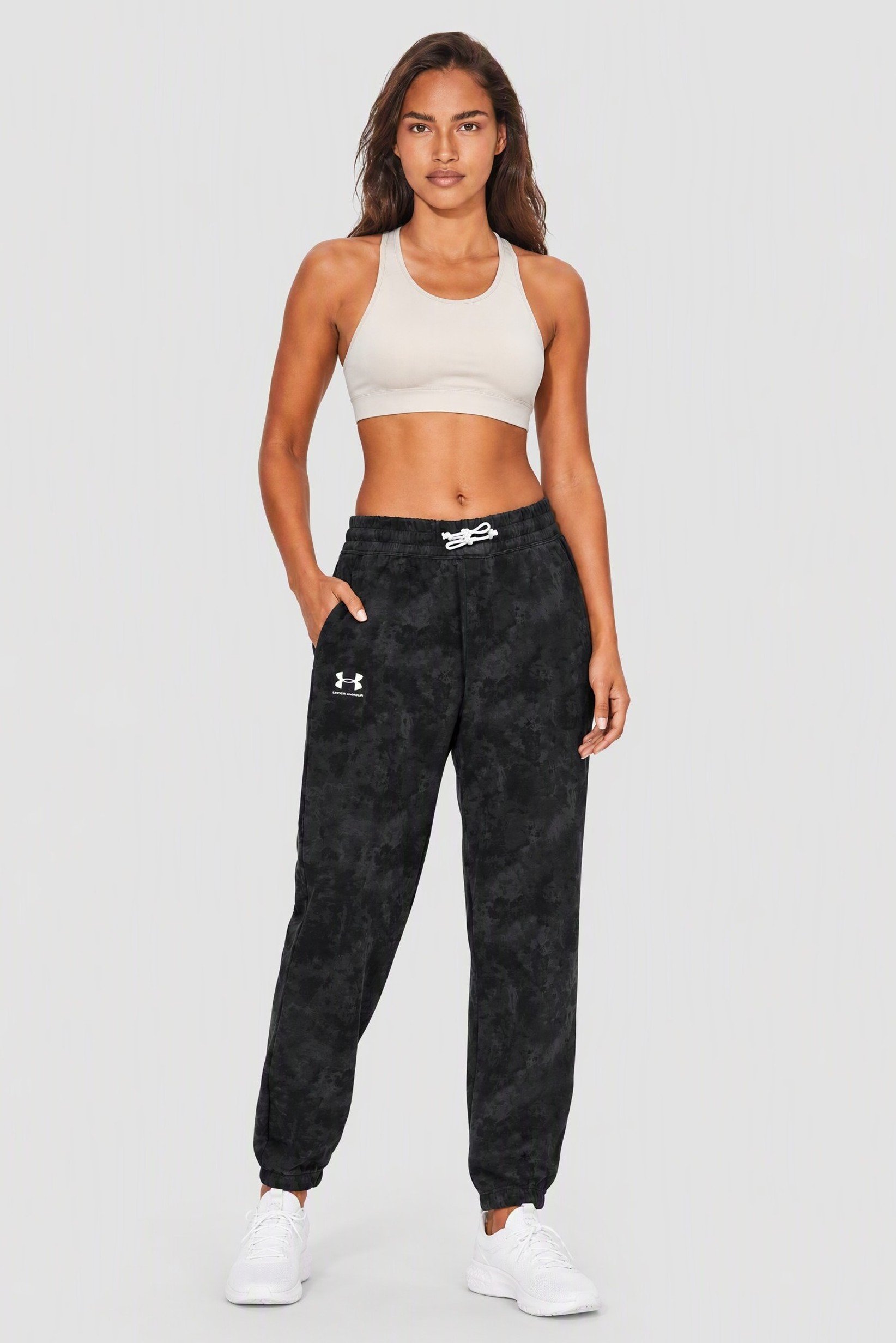 Women Loose Fit Outdoor Jogger Pants, Dark Grey