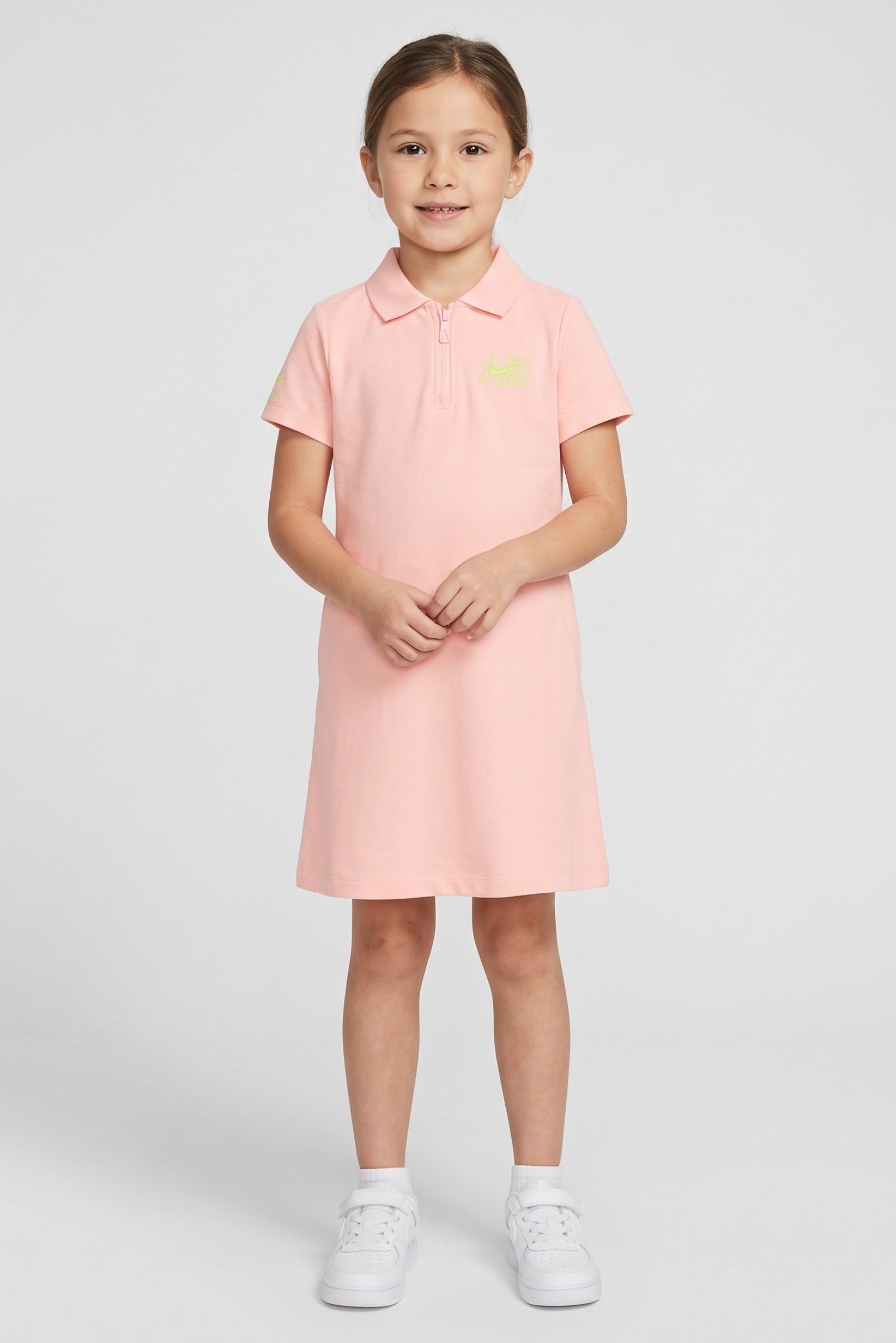 Kids Girl Sportswear Fit Short Sleeve Outdoor Dress, Pink