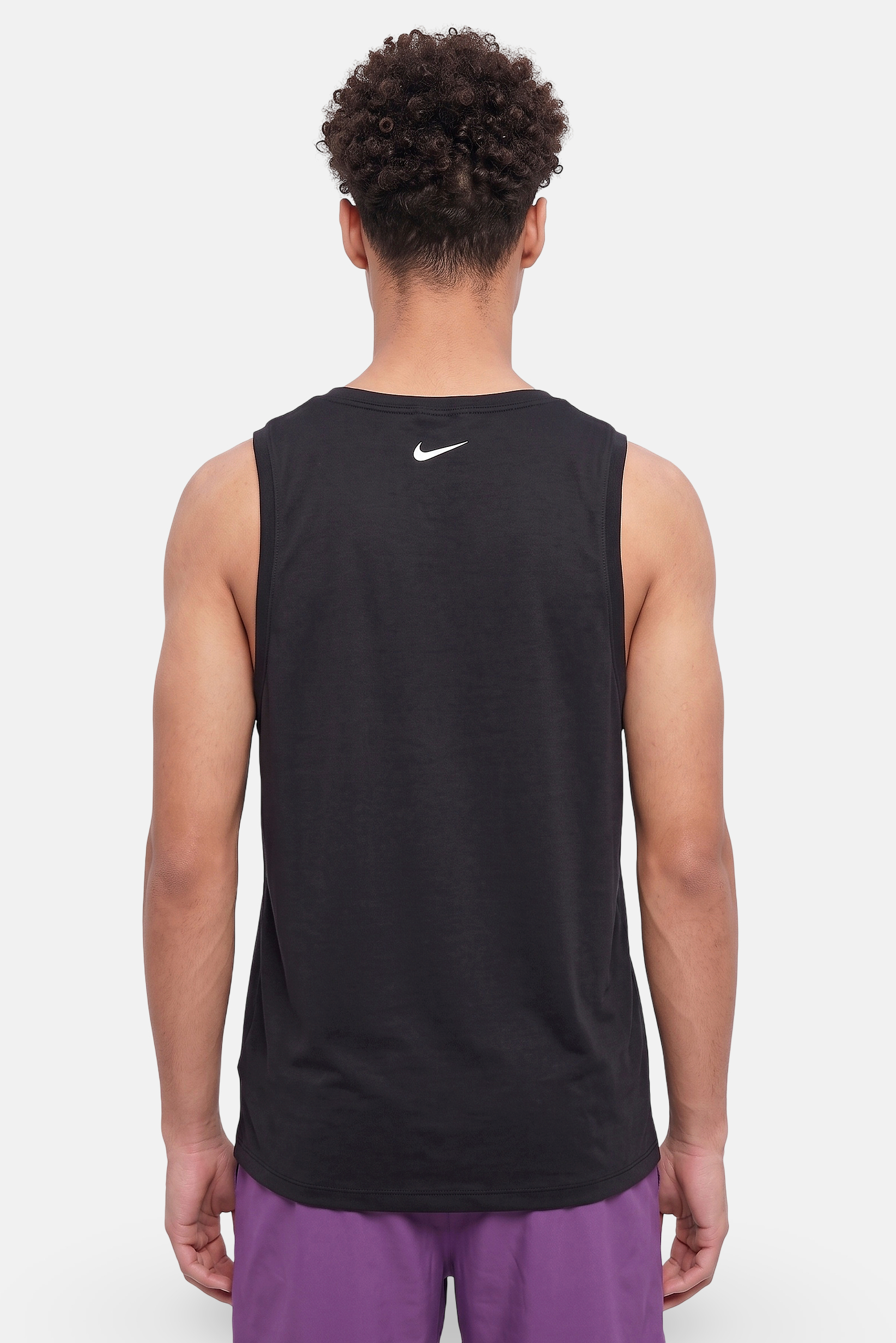Men Dri Fit Sleeveless Training Tank Top, Black