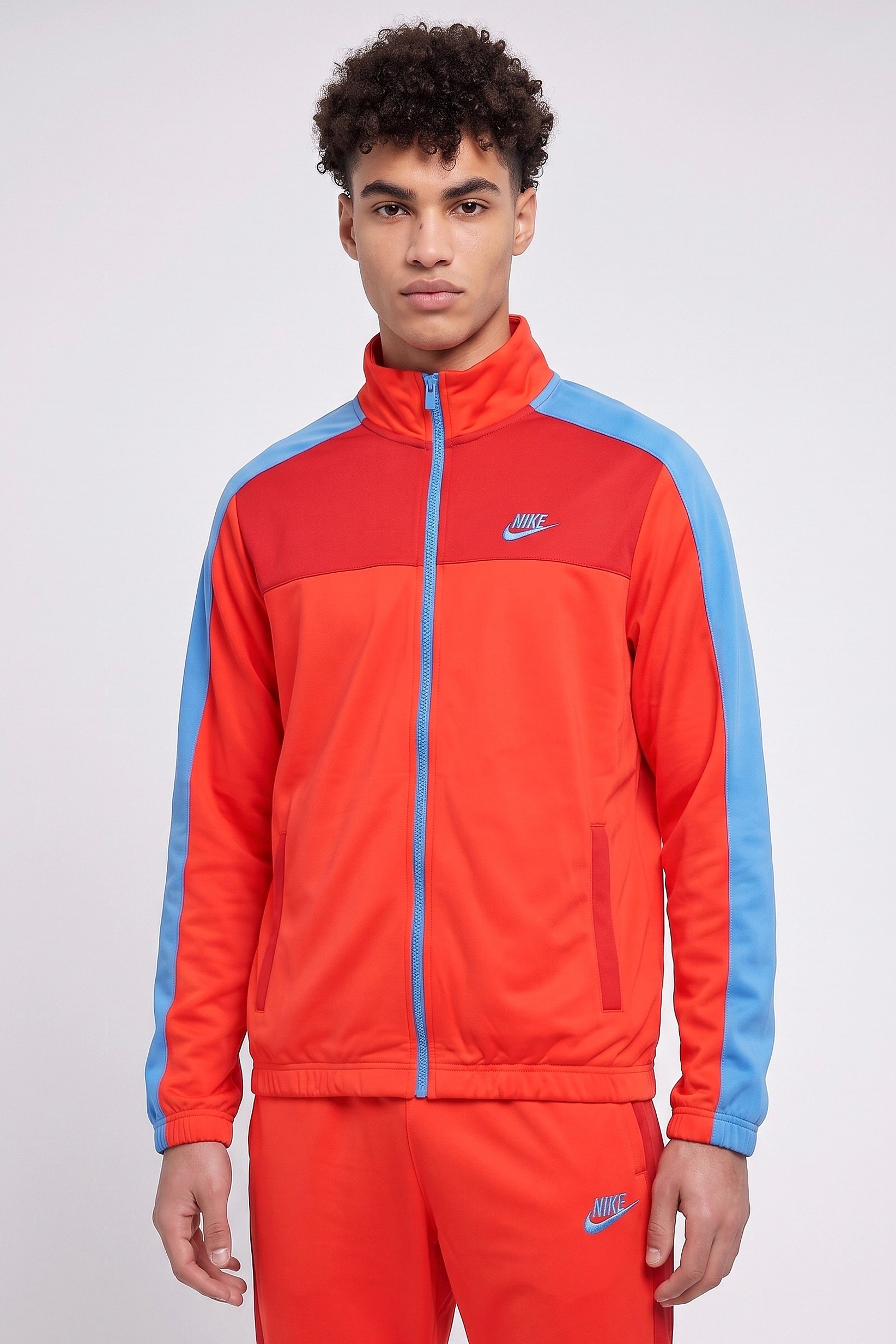 Men Standard Fit Long Sleeve Training Tracksuit, Multicolor