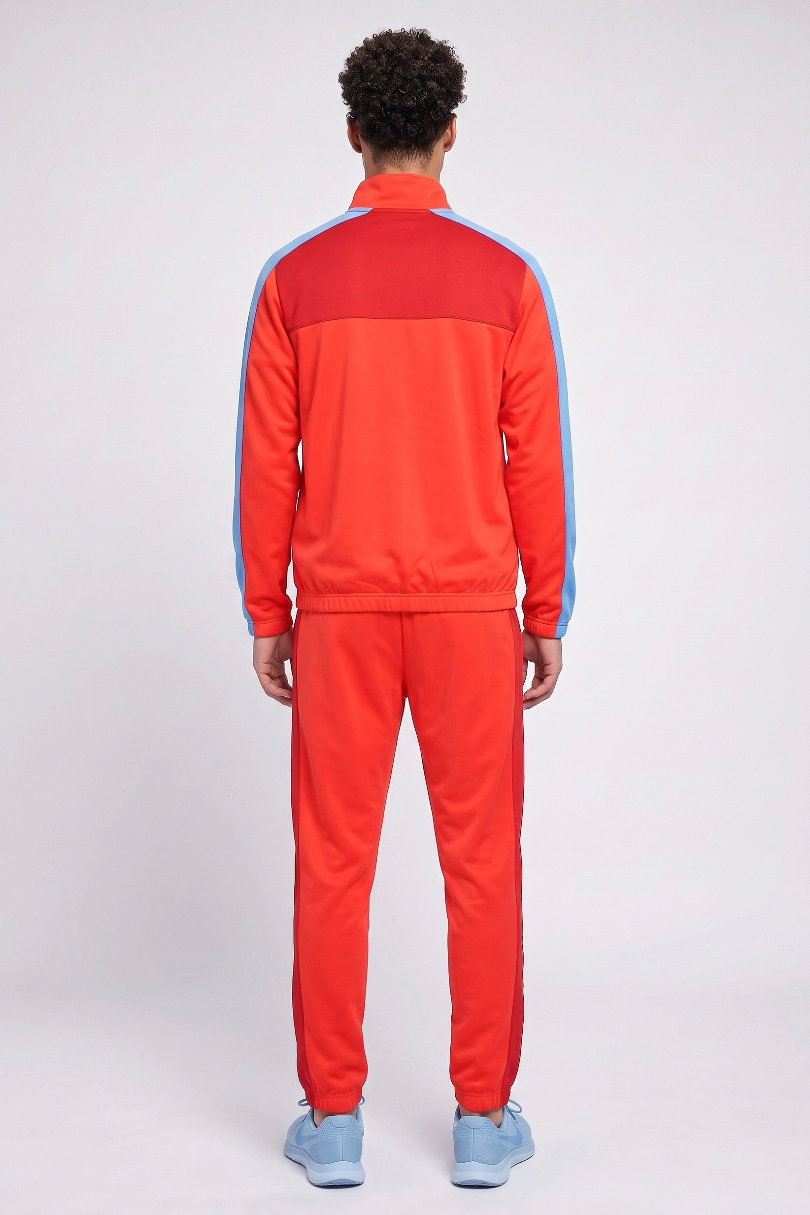 Men Standard Fit Long Sleeve Training Tracksuit, Multicolor
