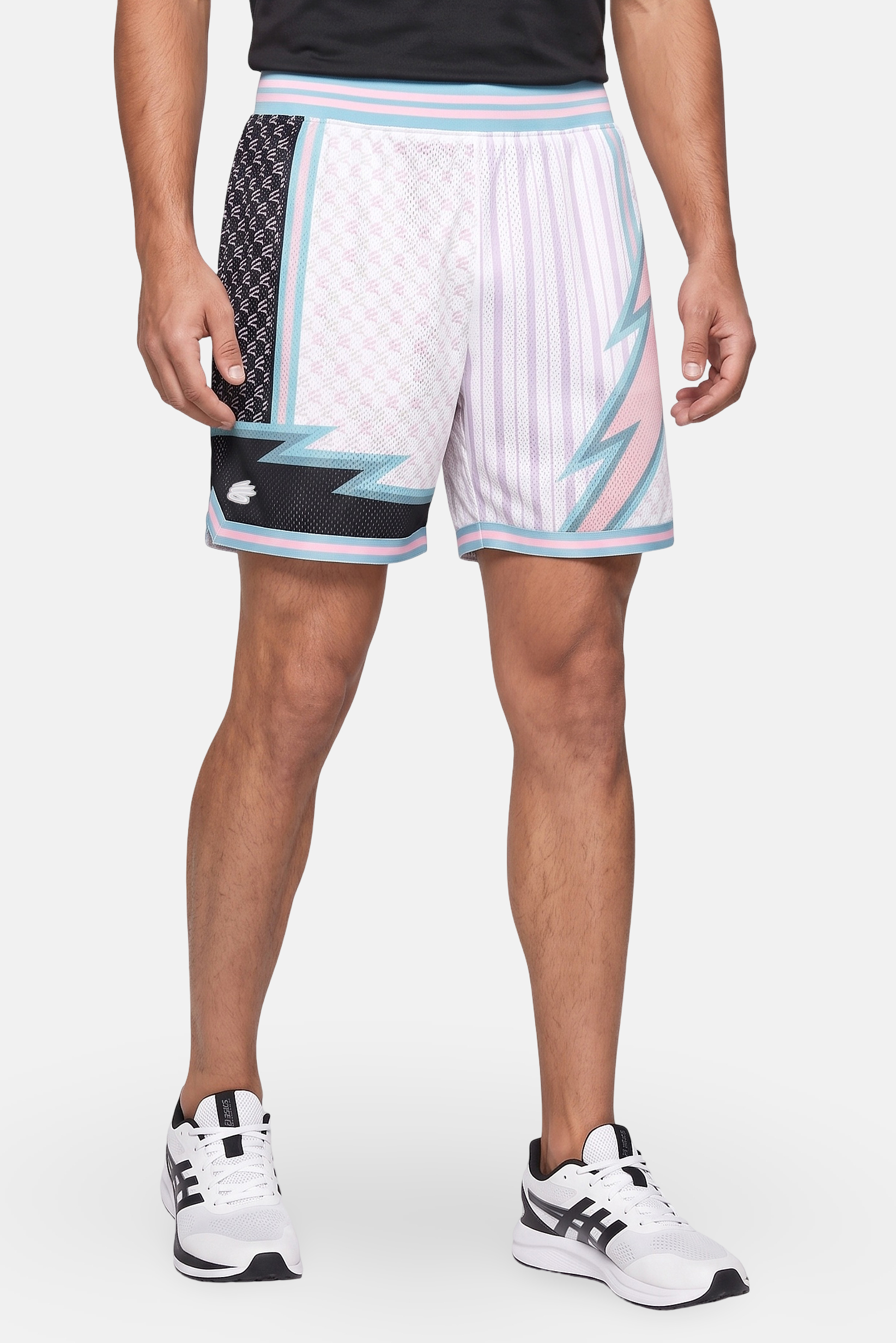 Men Loose Fit Training Shorts, Multicolor