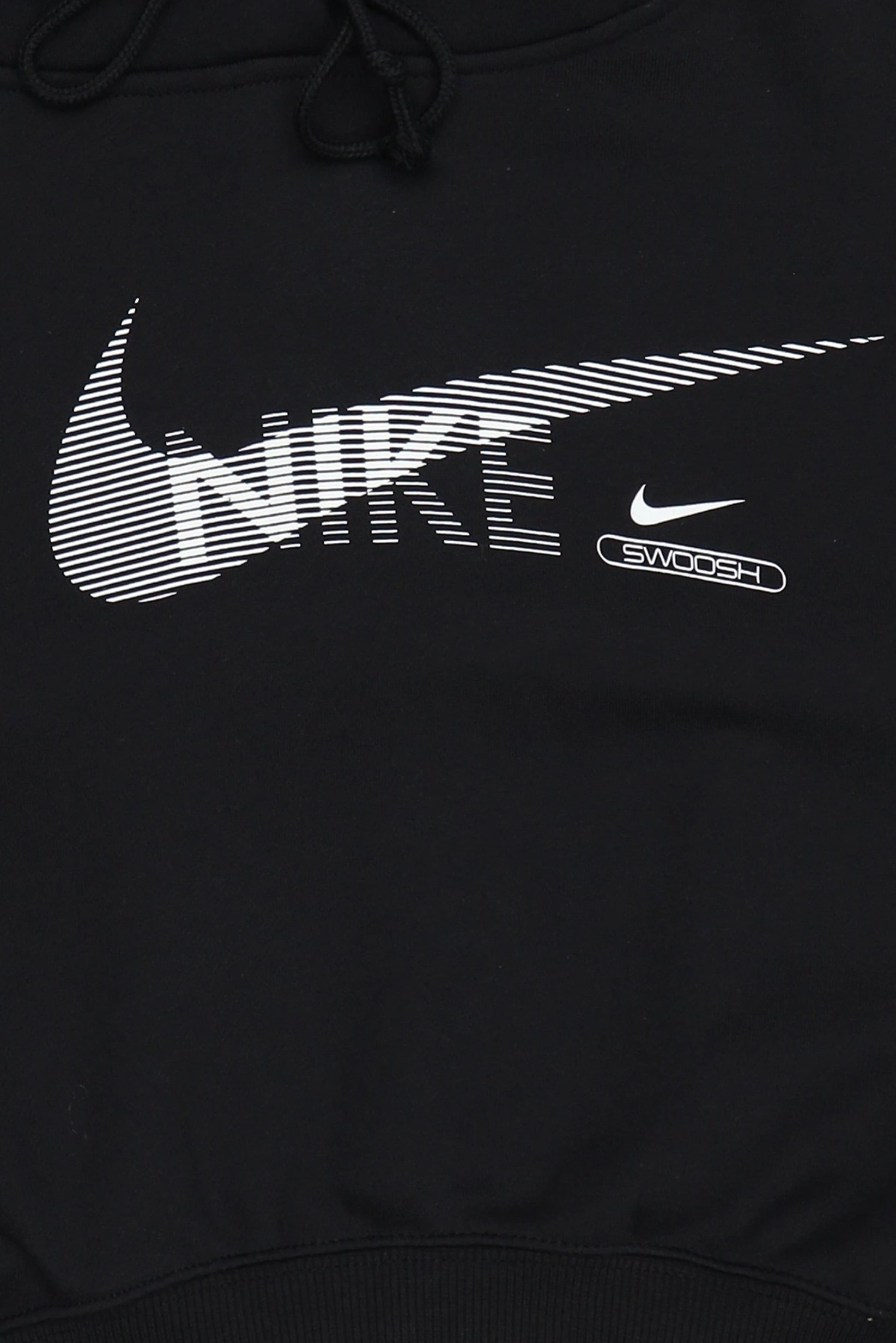 Women Sportswear Fit Brand Logo Outdoor Hoodie, Black
