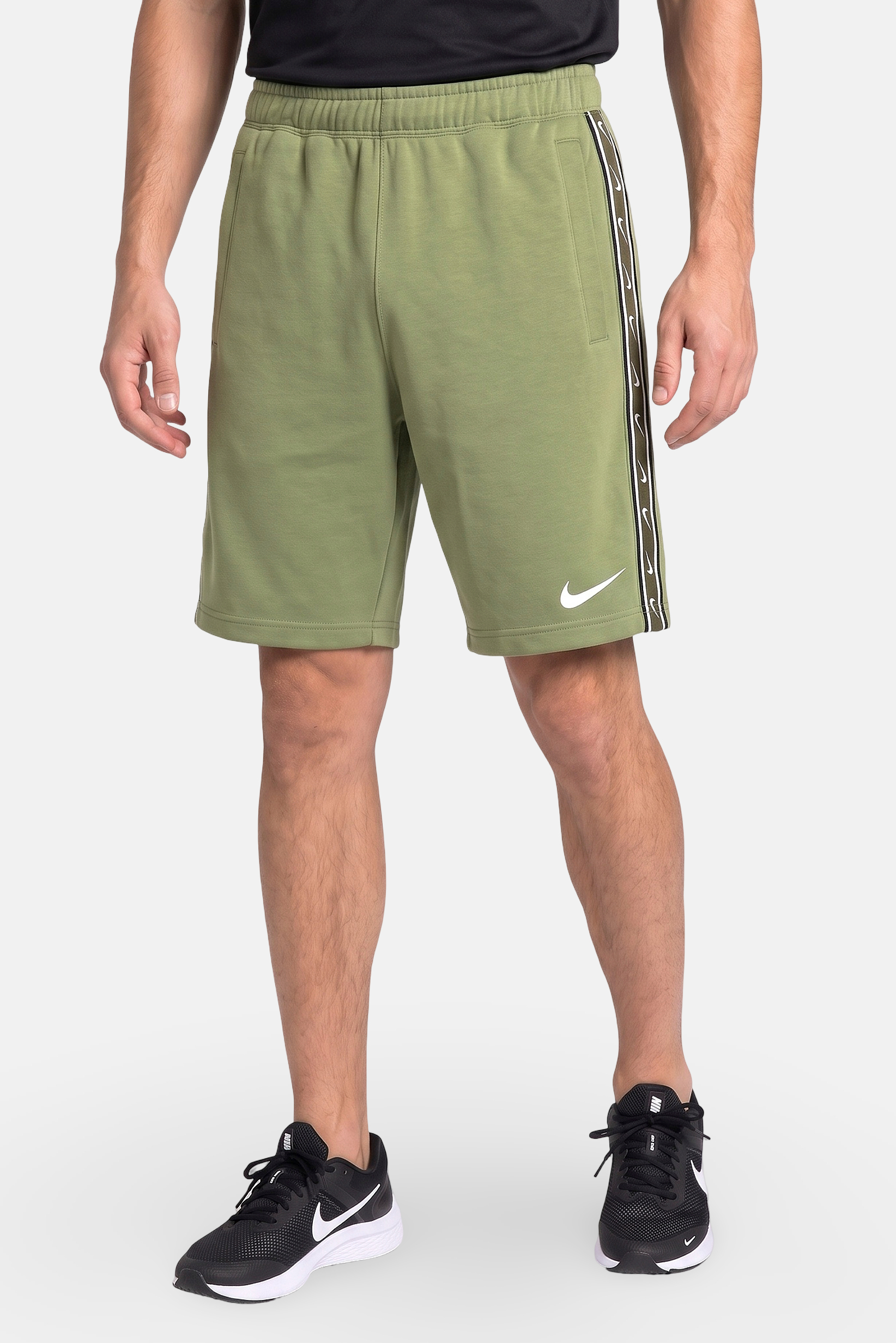 Men Standard Fit Outdoor Shorts, Sage Green