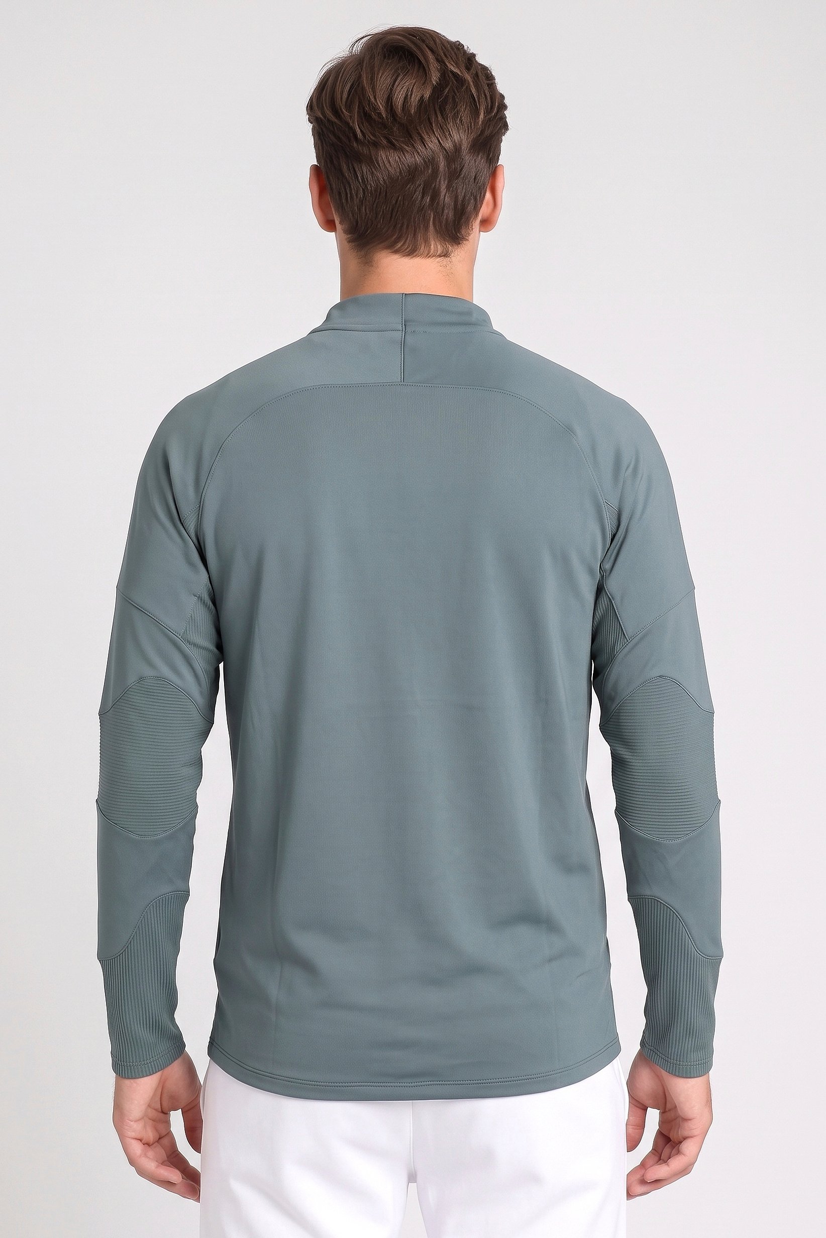 Men Sportswear Fit Long Sleeve Training Jacket, Sage Green